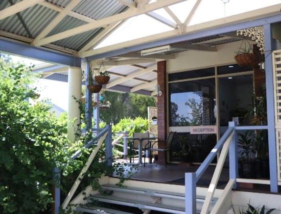 outdoor BBQ area