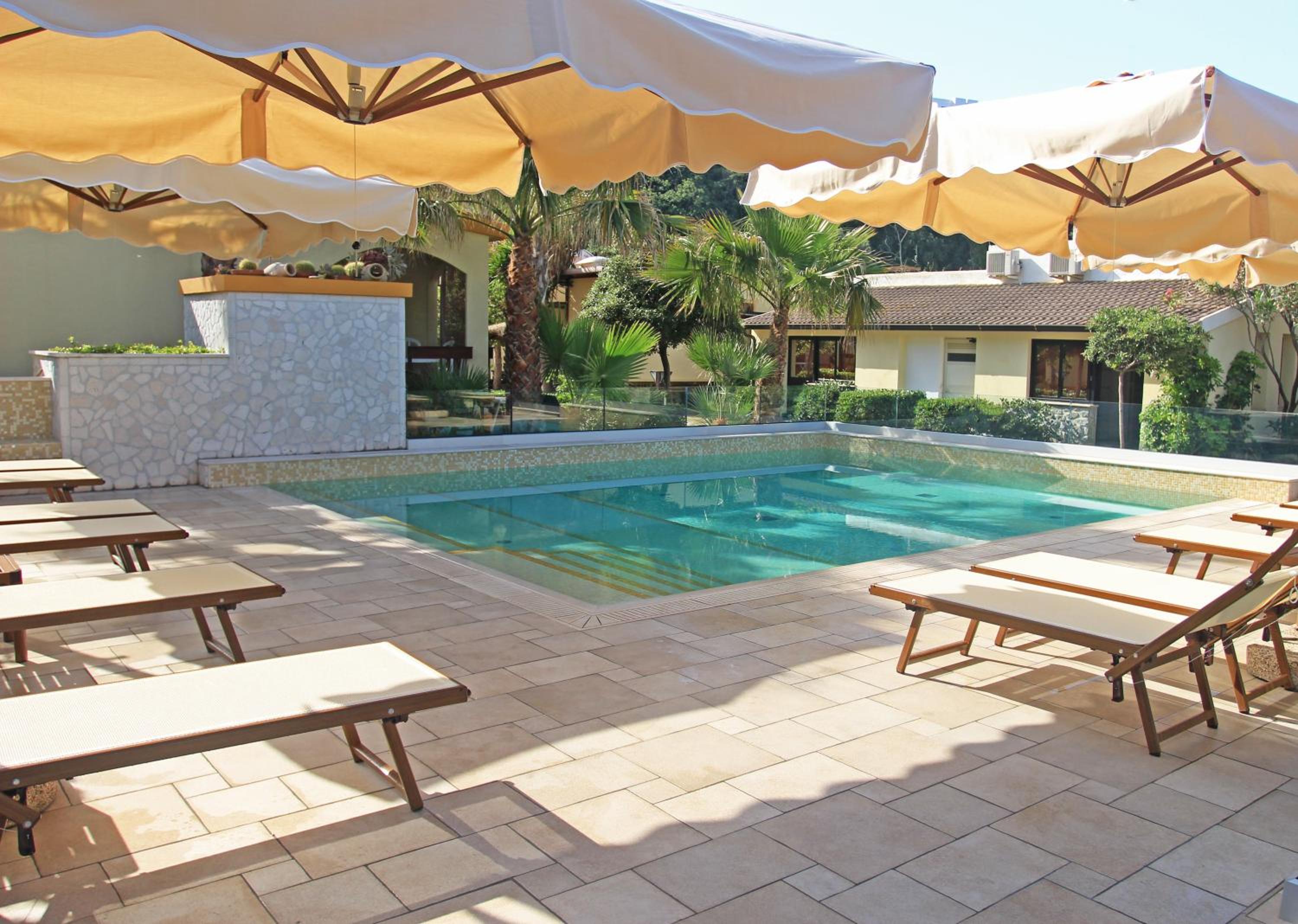 outdoor BBQ area