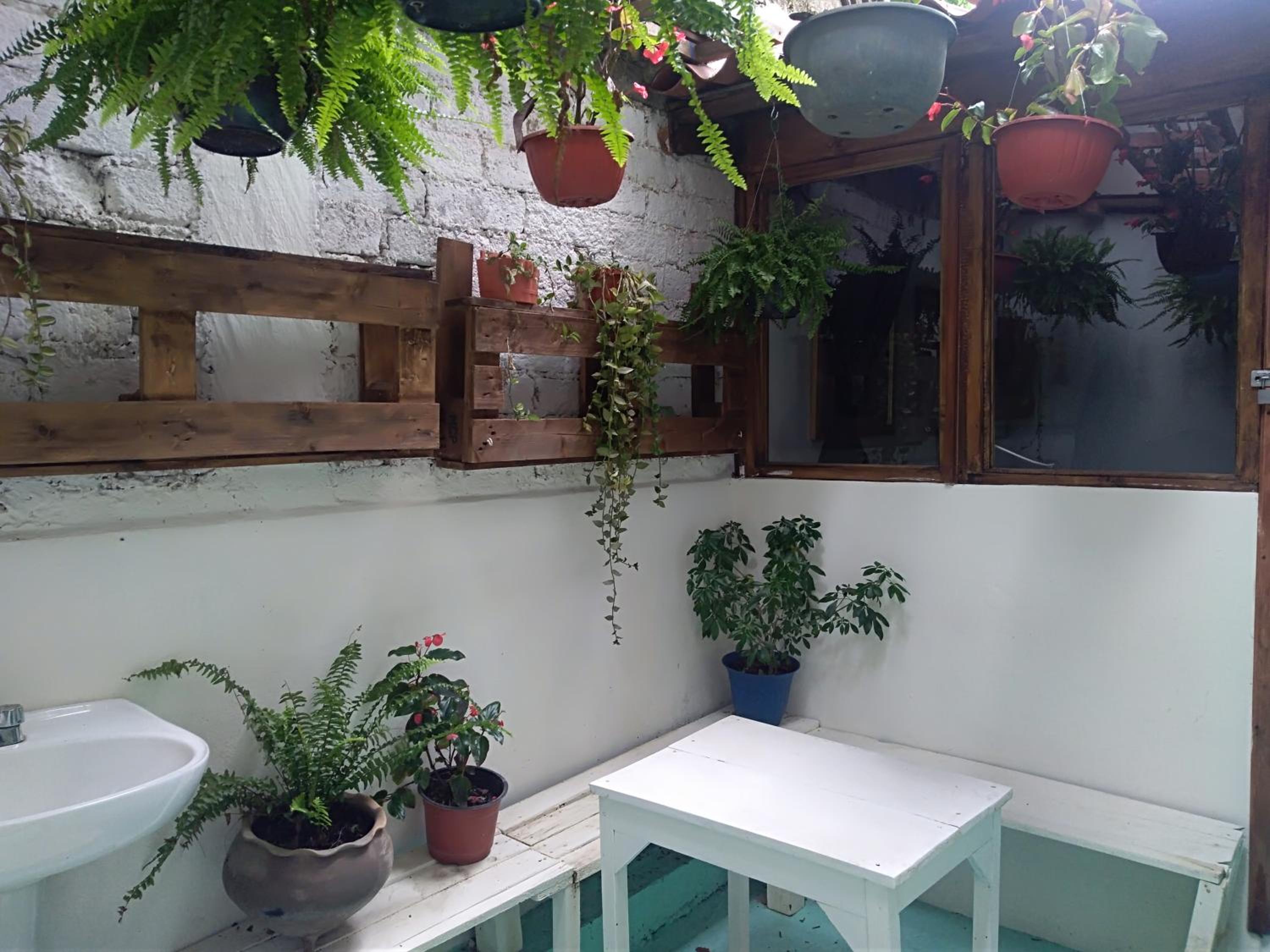 outdoor BBQ area