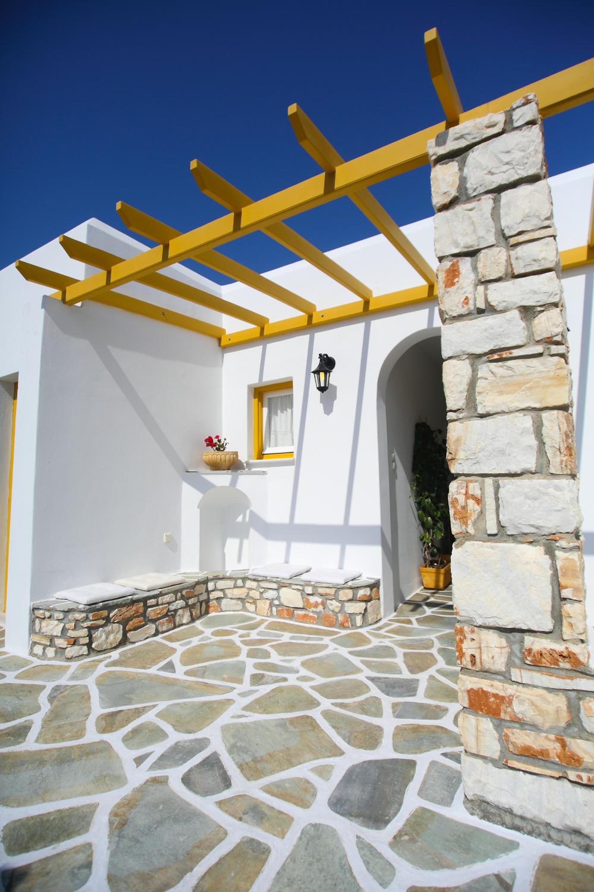 outdoor BBQ area