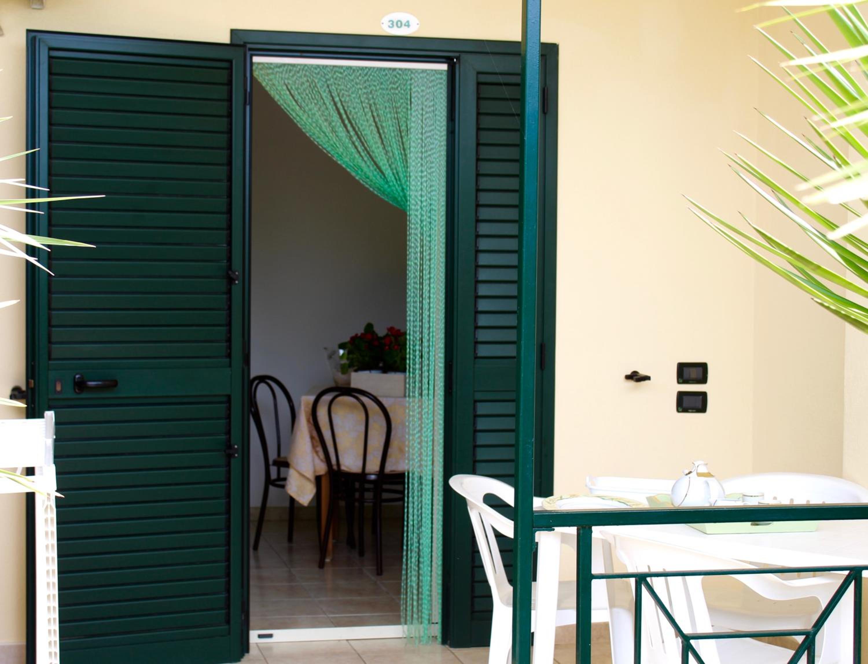 outdoor BBQ area