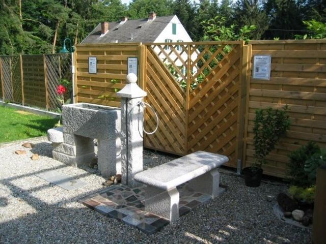 outdoor BBQ area
