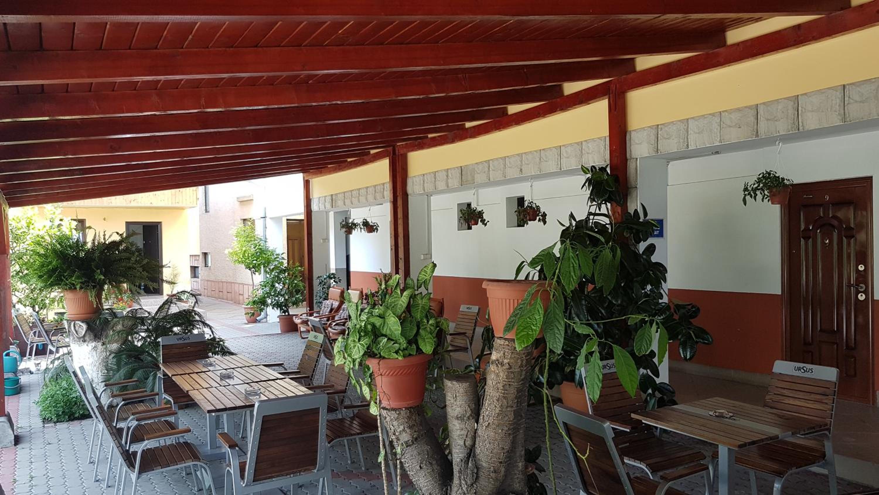 outdoor BBQ area