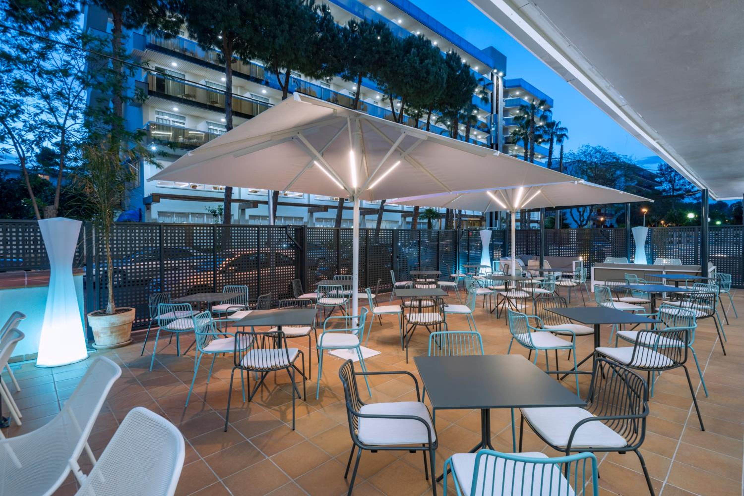 outdoor BBQ area