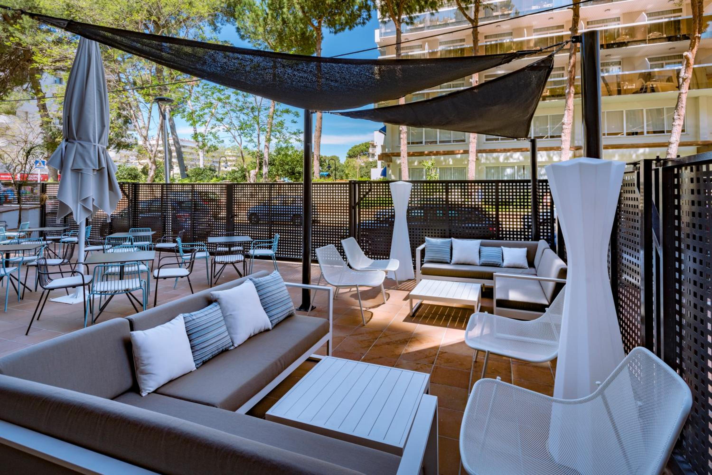 outdoor BBQ area