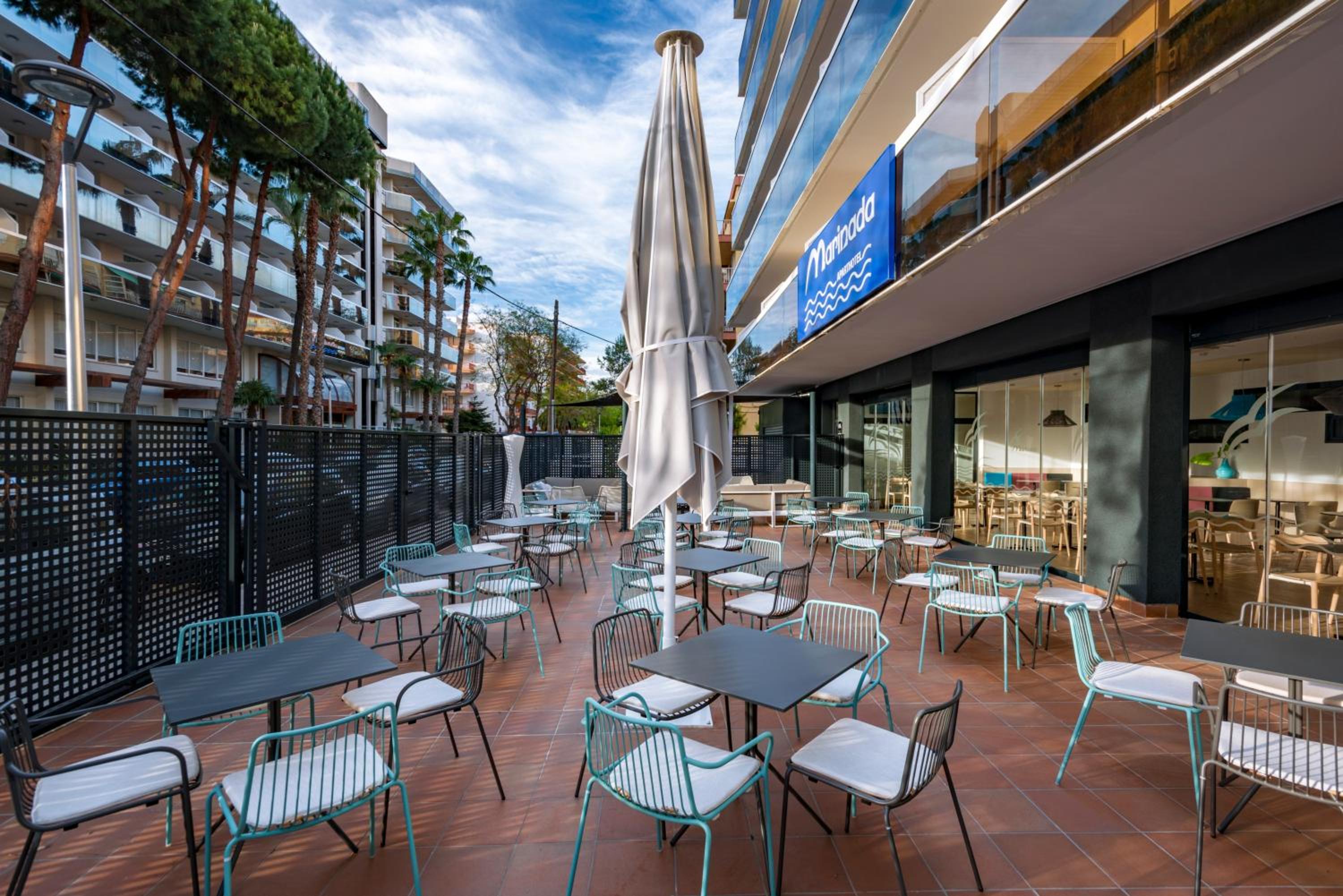 outdoor BBQ area