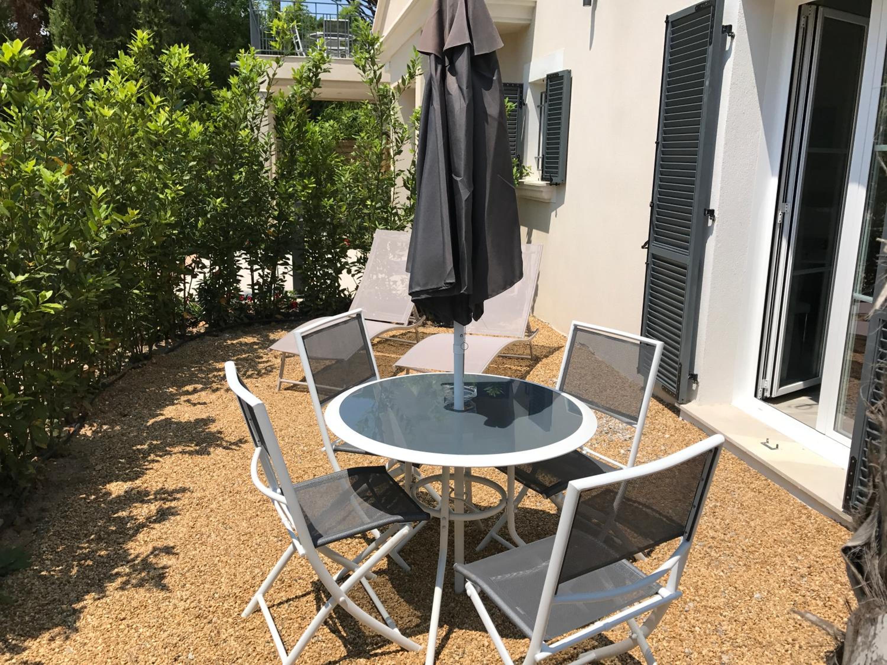 outdoor BBQ area