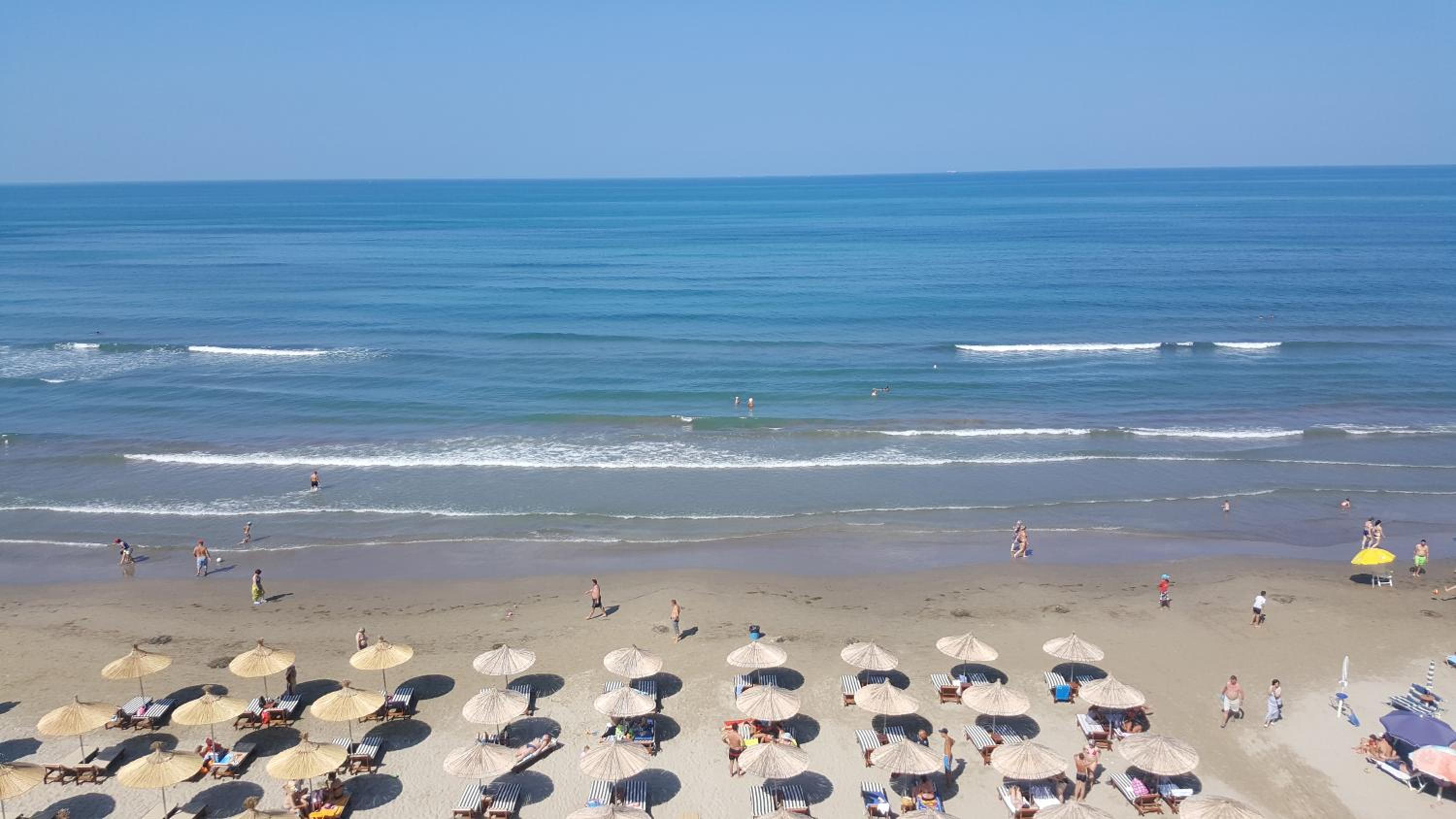DM on the beach