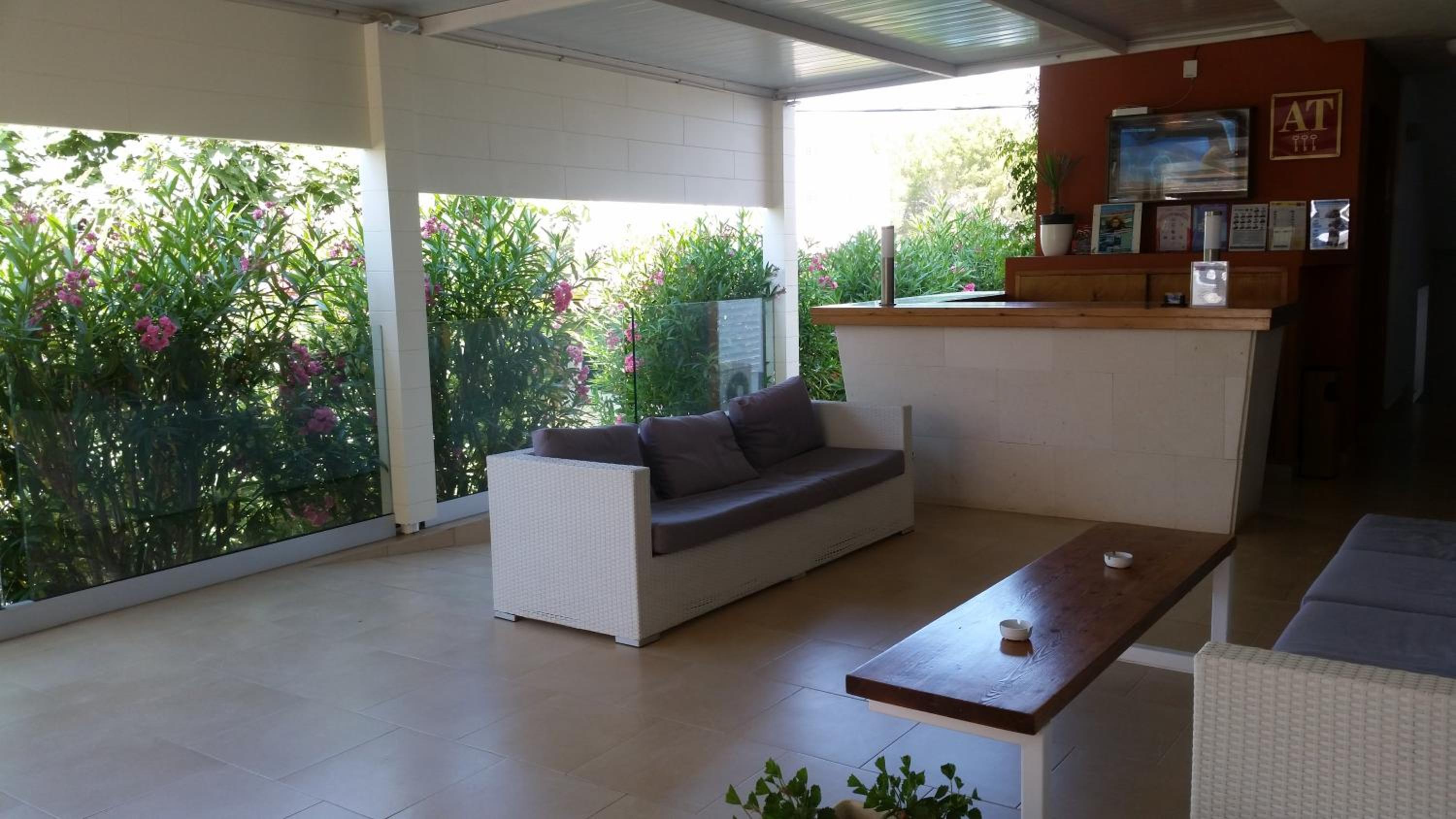 outdoor BBQ area