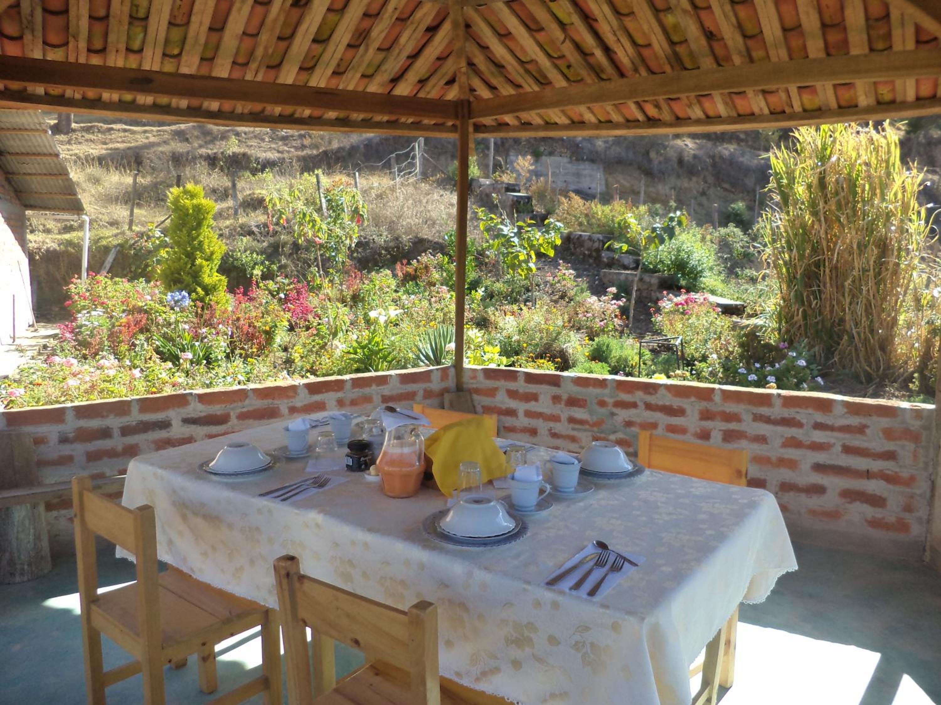 outdoor BBQ area