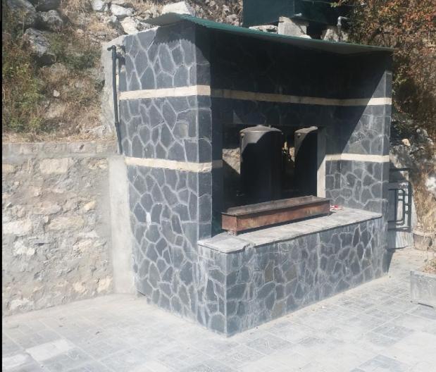 outdoor BBQ area