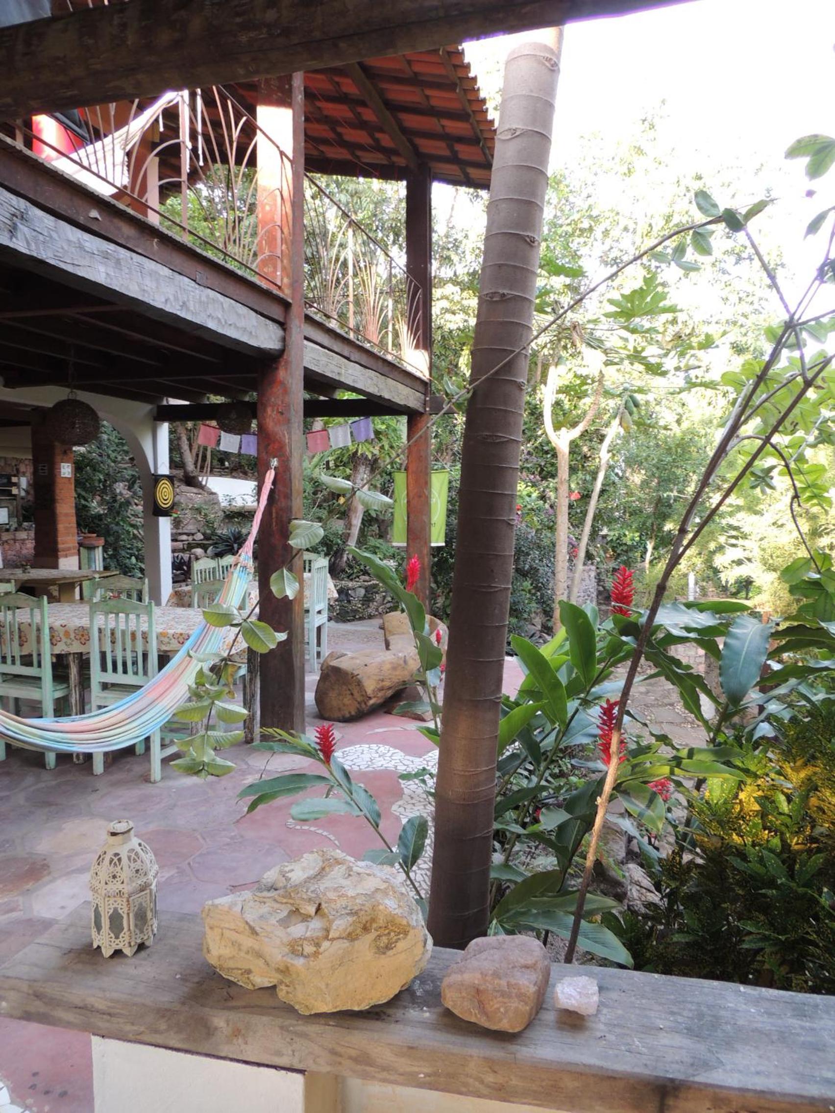outdoor BBQ area