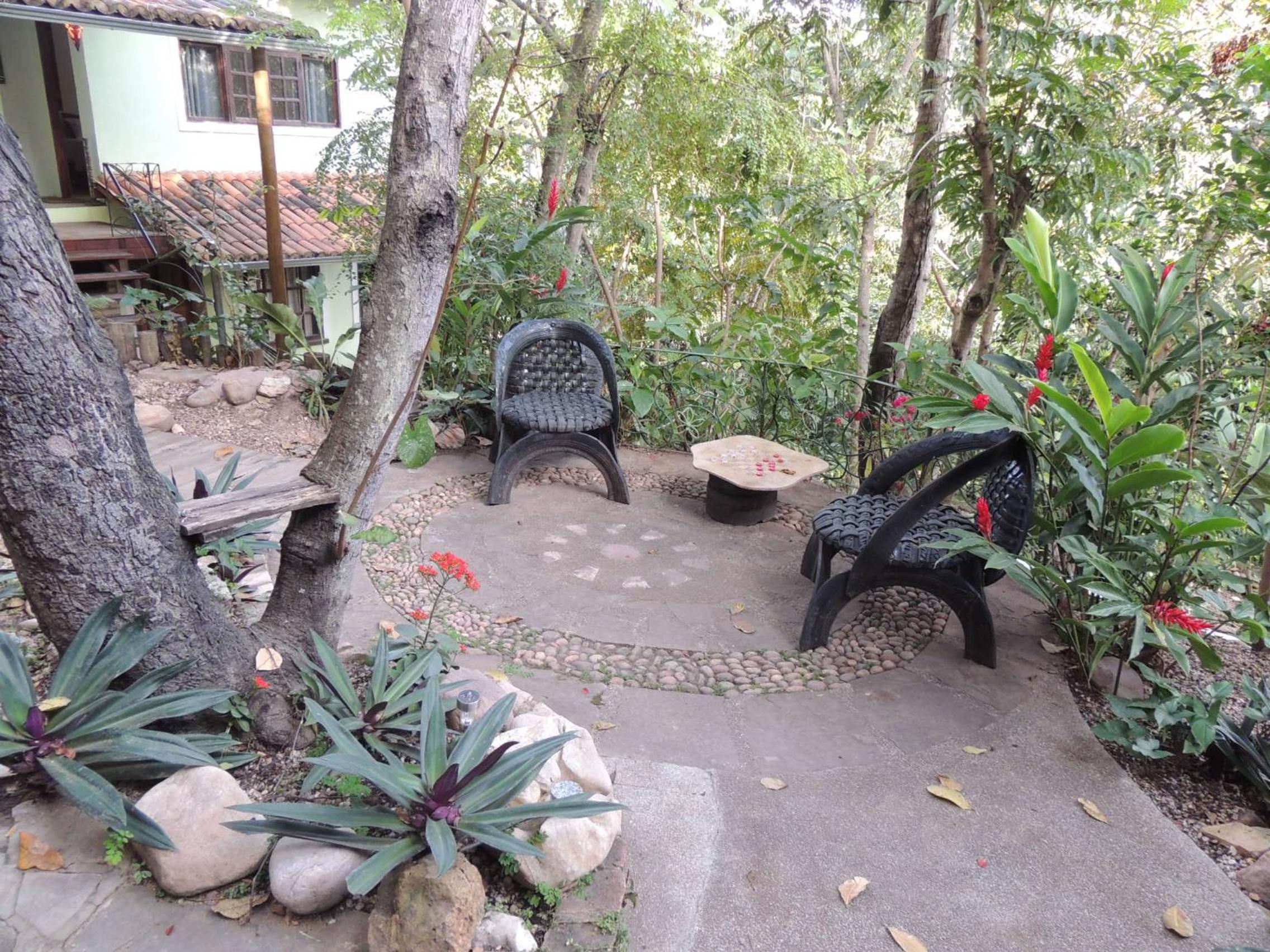 outdoor BBQ area