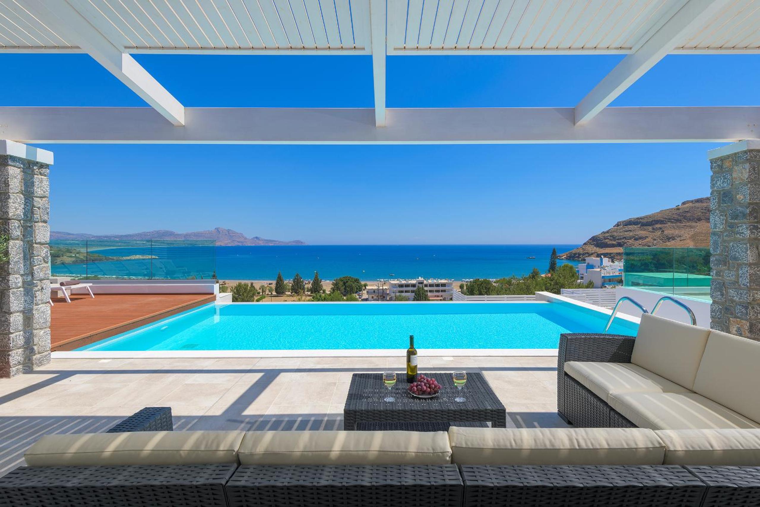 Villa Hermes with pool & jacuzzi in Lindos