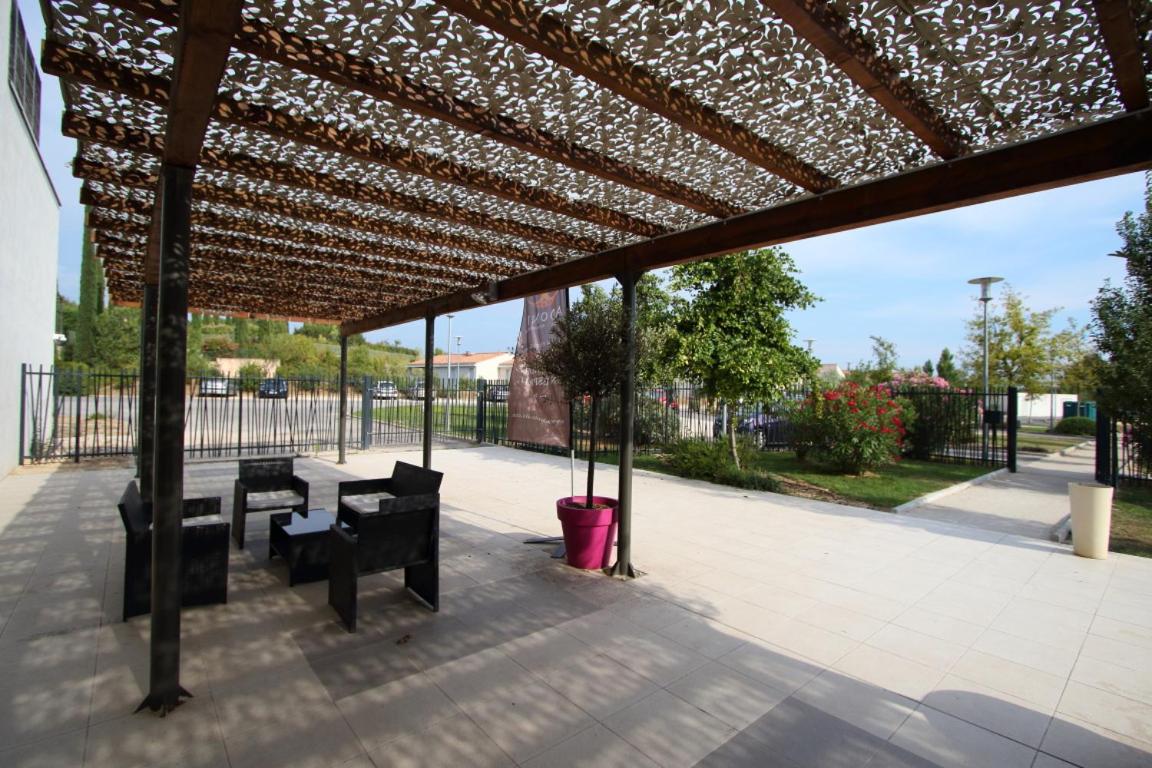 outdoor BBQ area