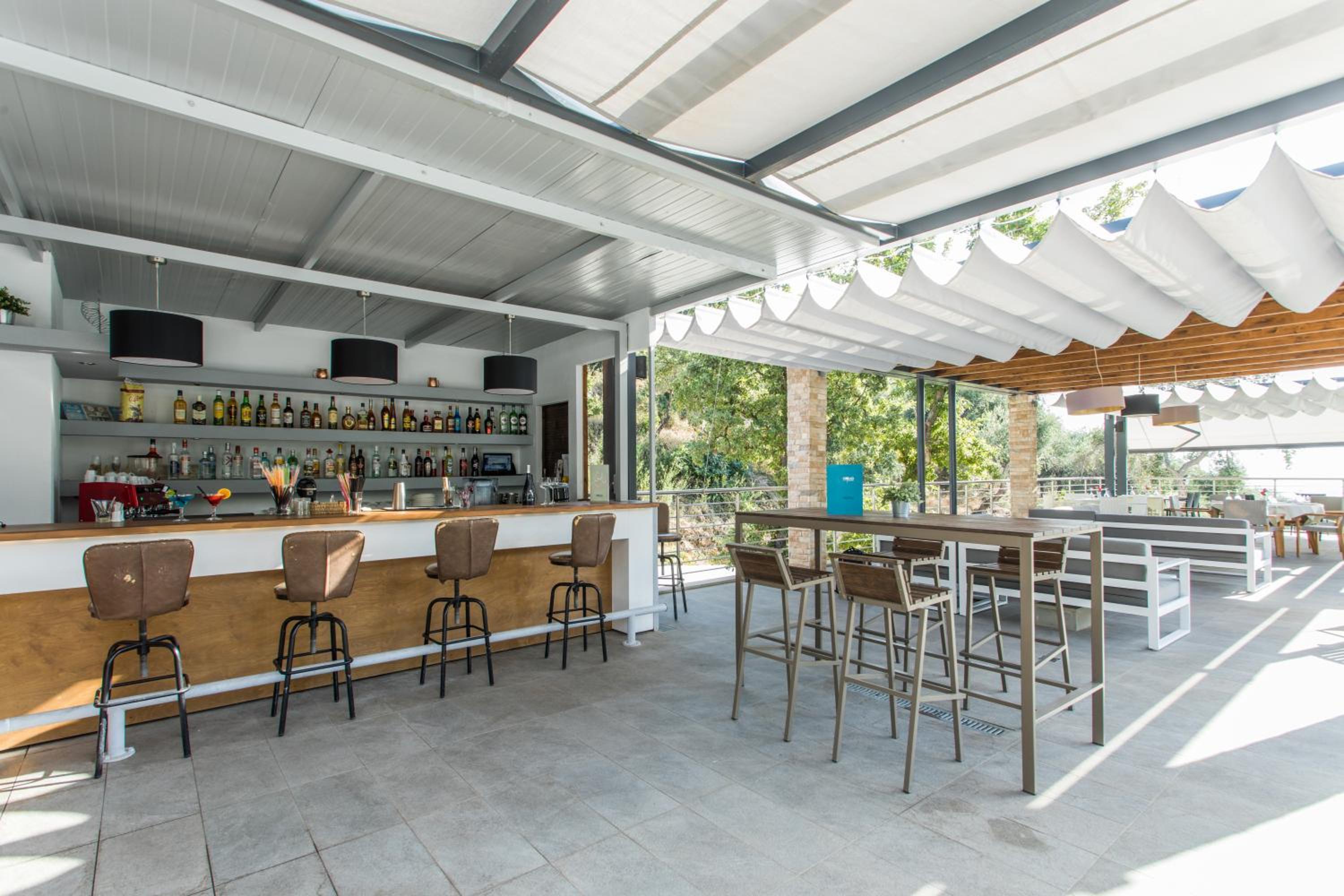 outdoor BBQ area