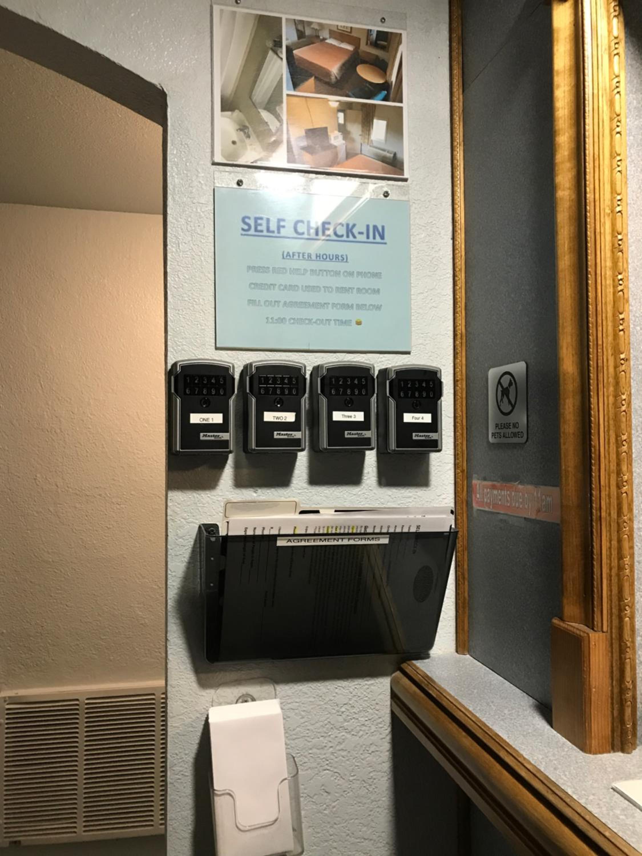 hotel reception