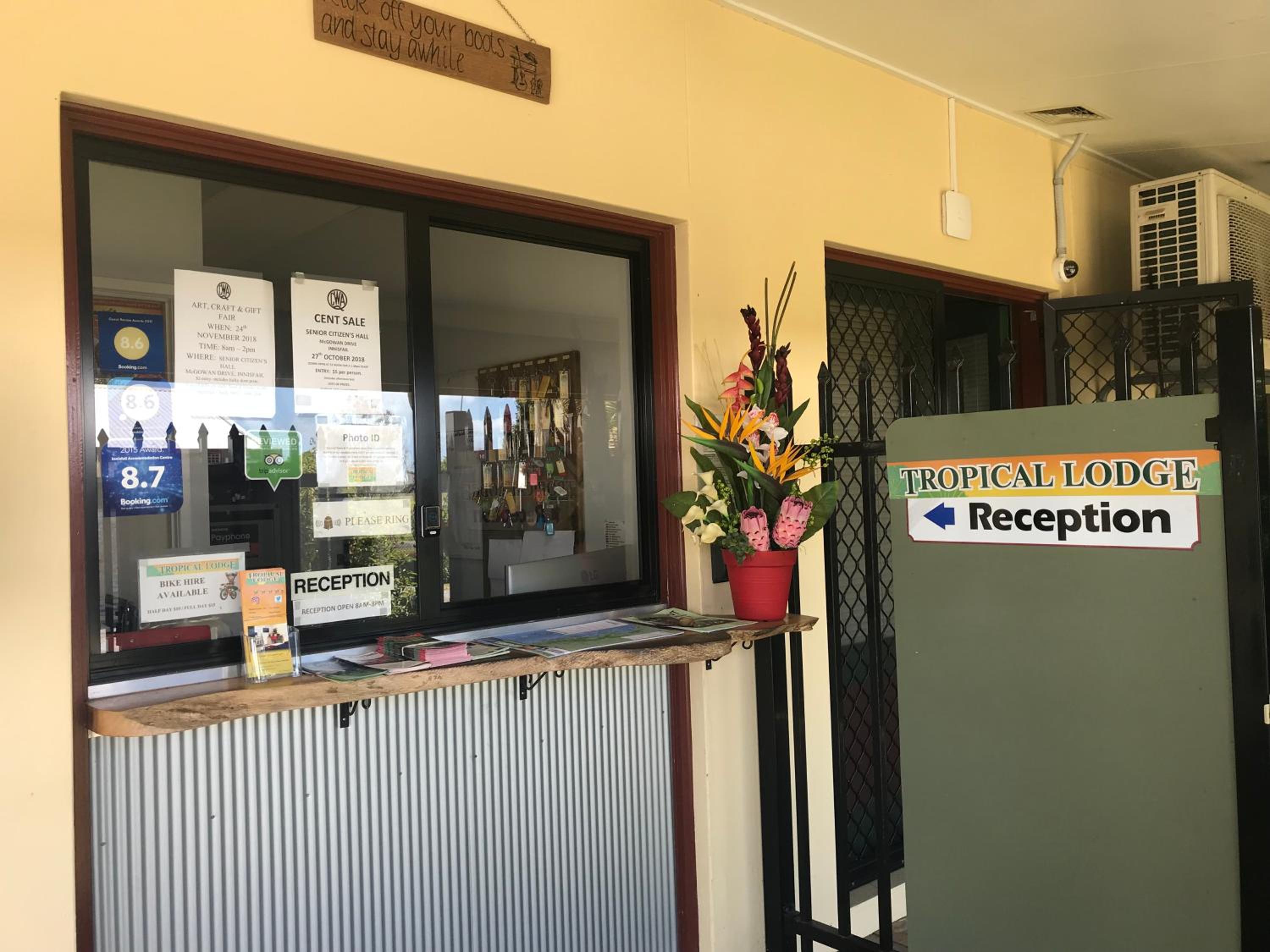 hotel reception