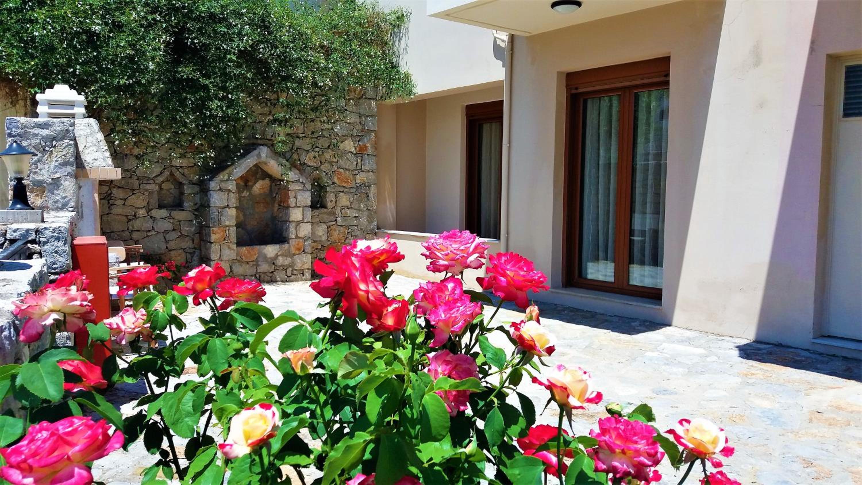 outdoor BBQ area