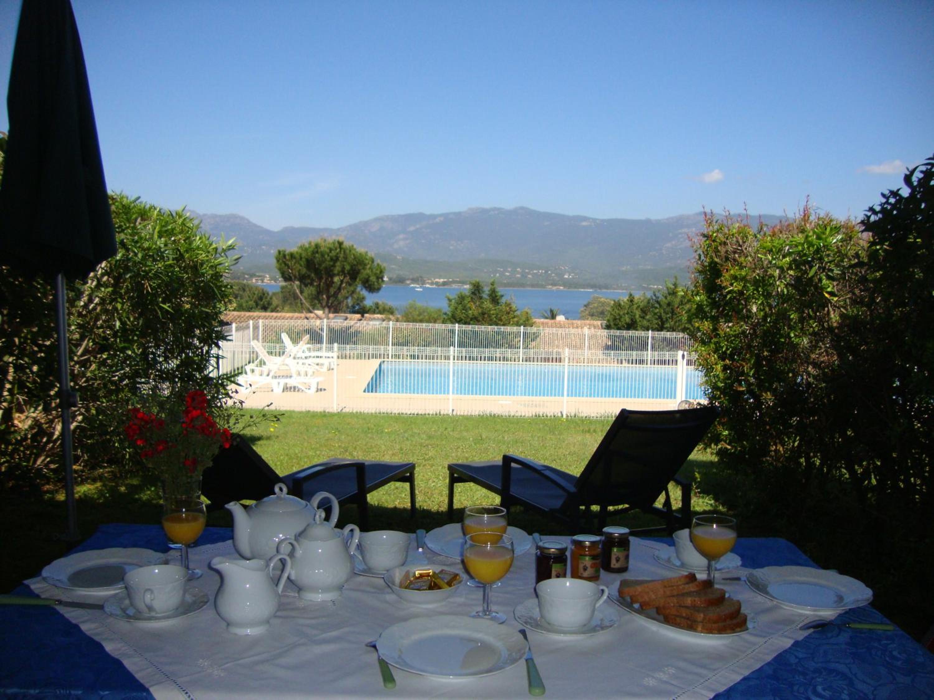 outdoor BBQ area