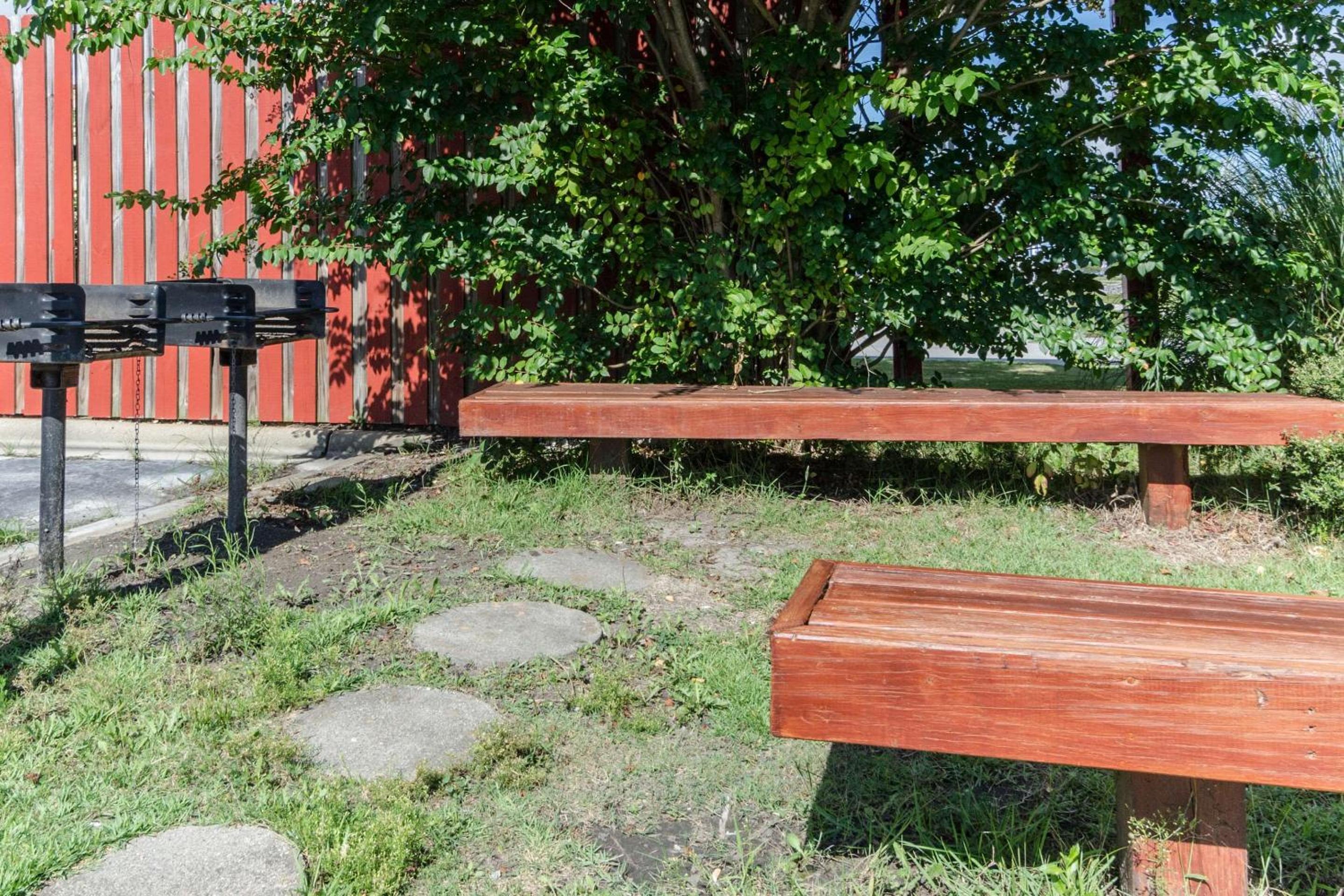 outdoor BBQ area
