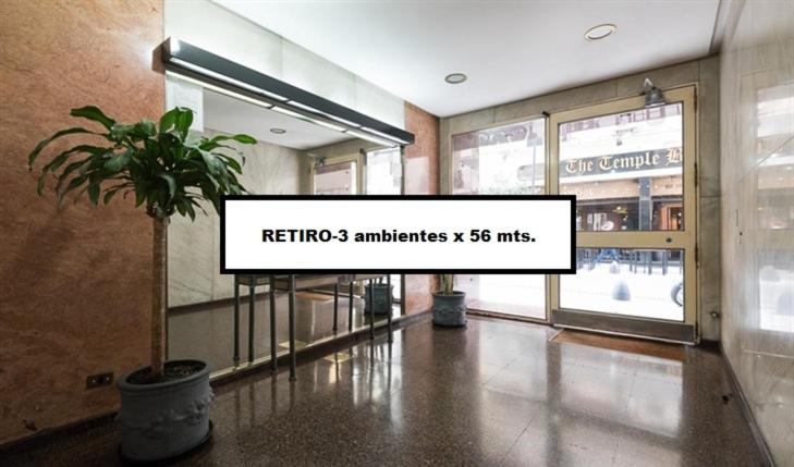 3 ambientes en Retiro / Recoleta (Centro)