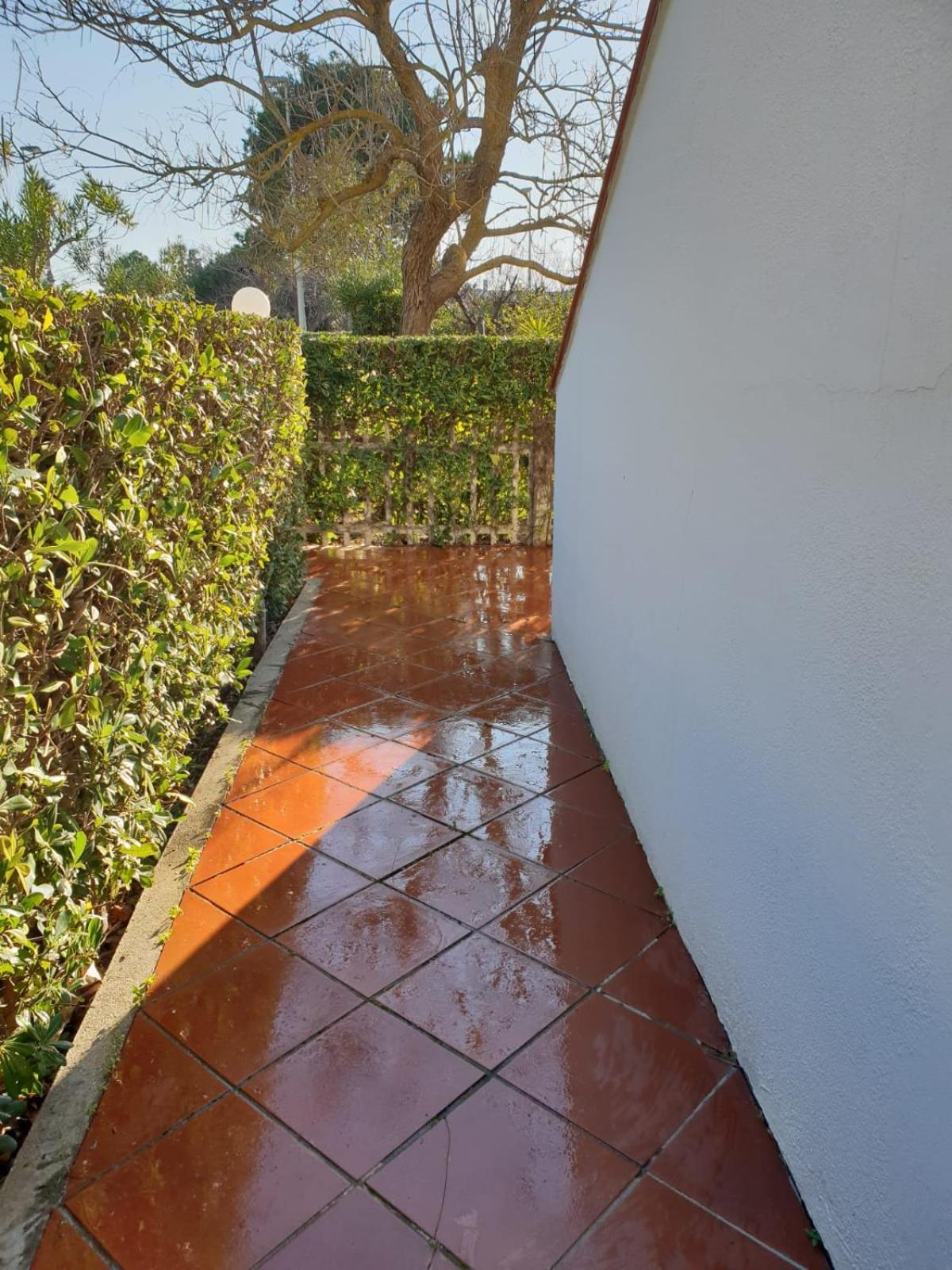 outdoor BBQ area