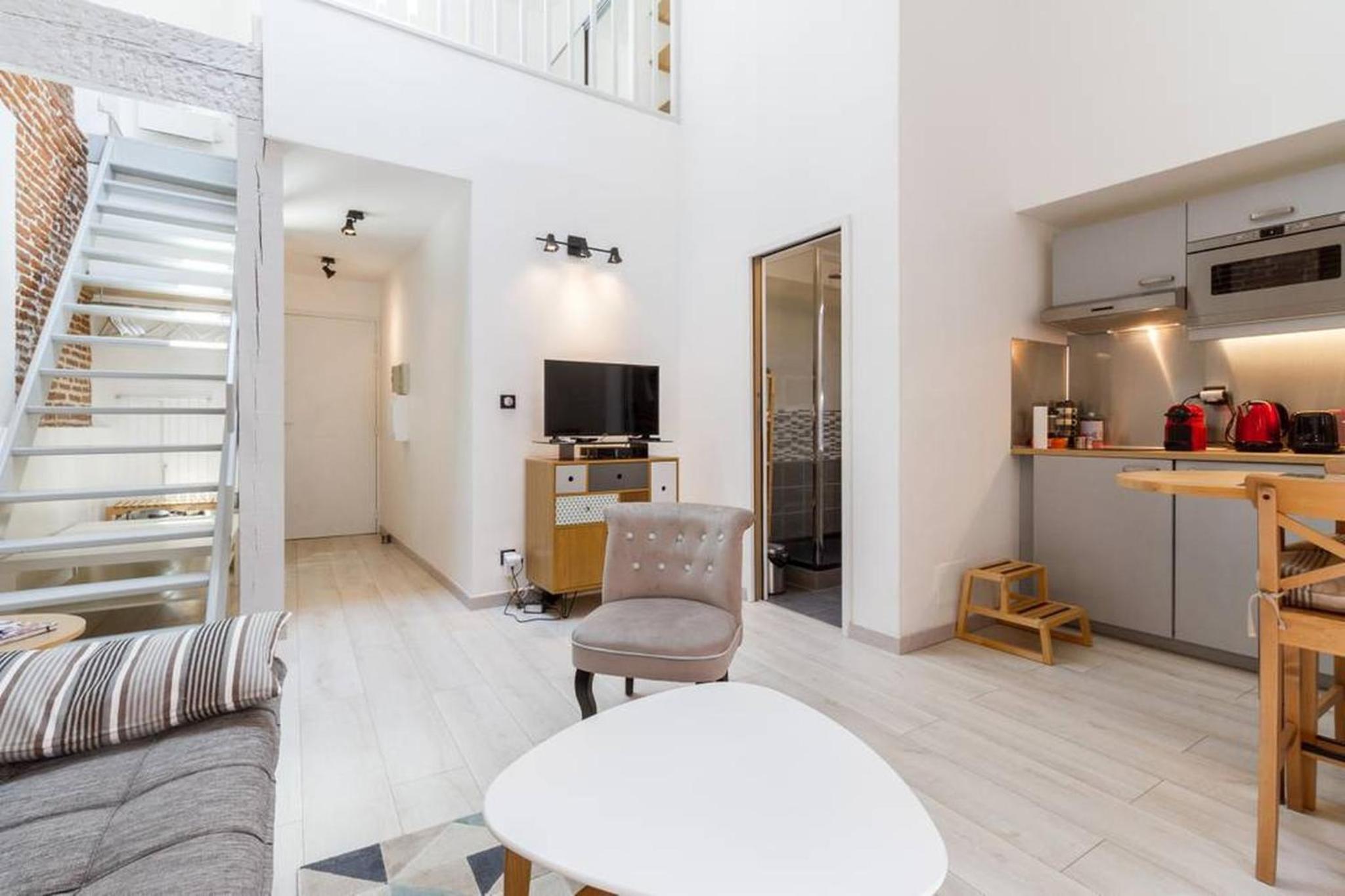 Charming Renovated Old Apartment at Place des Carmes view 4