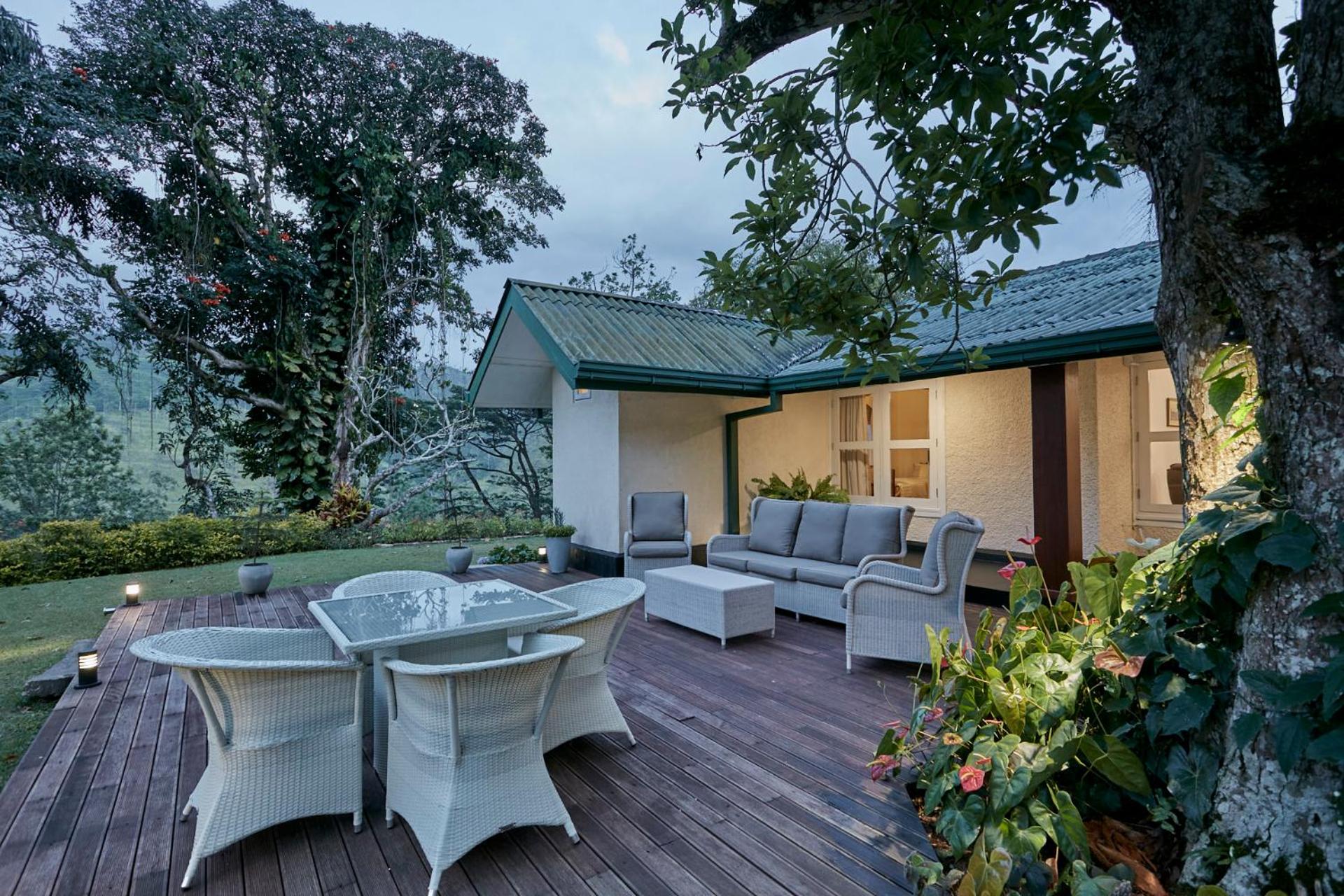 outdoor BBQ area