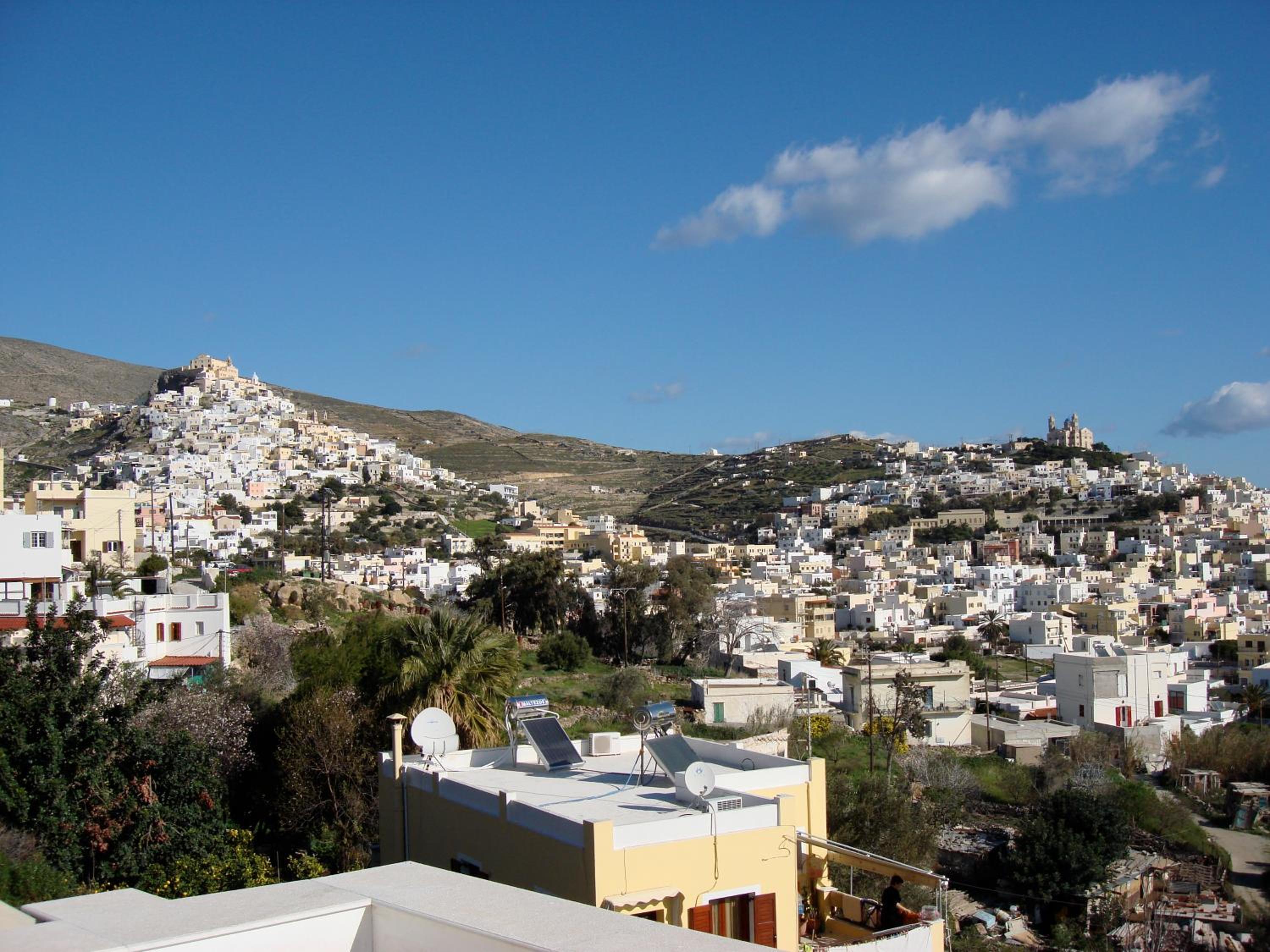 Stone House in Syros view 2