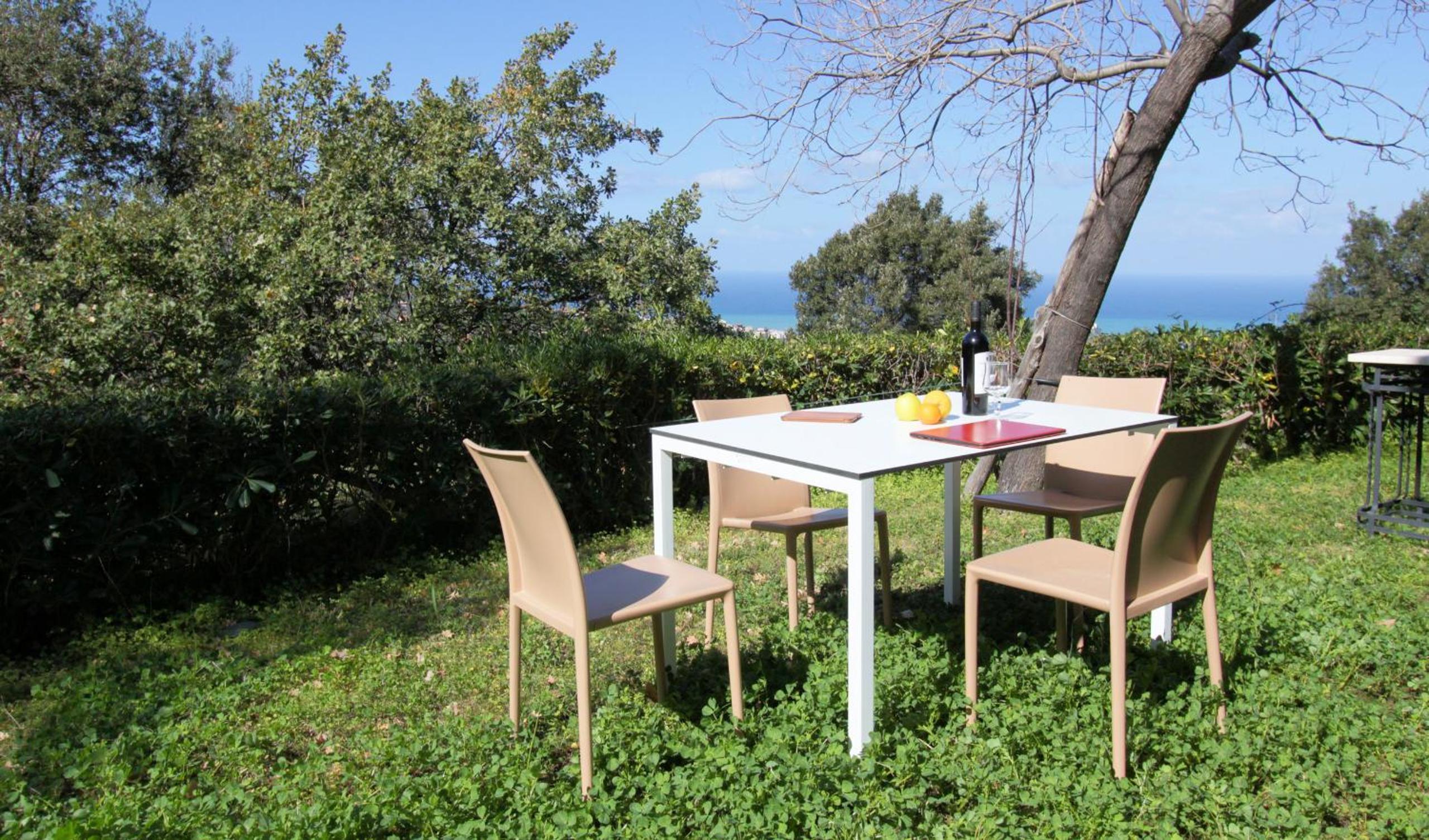 outdoor BBQ area