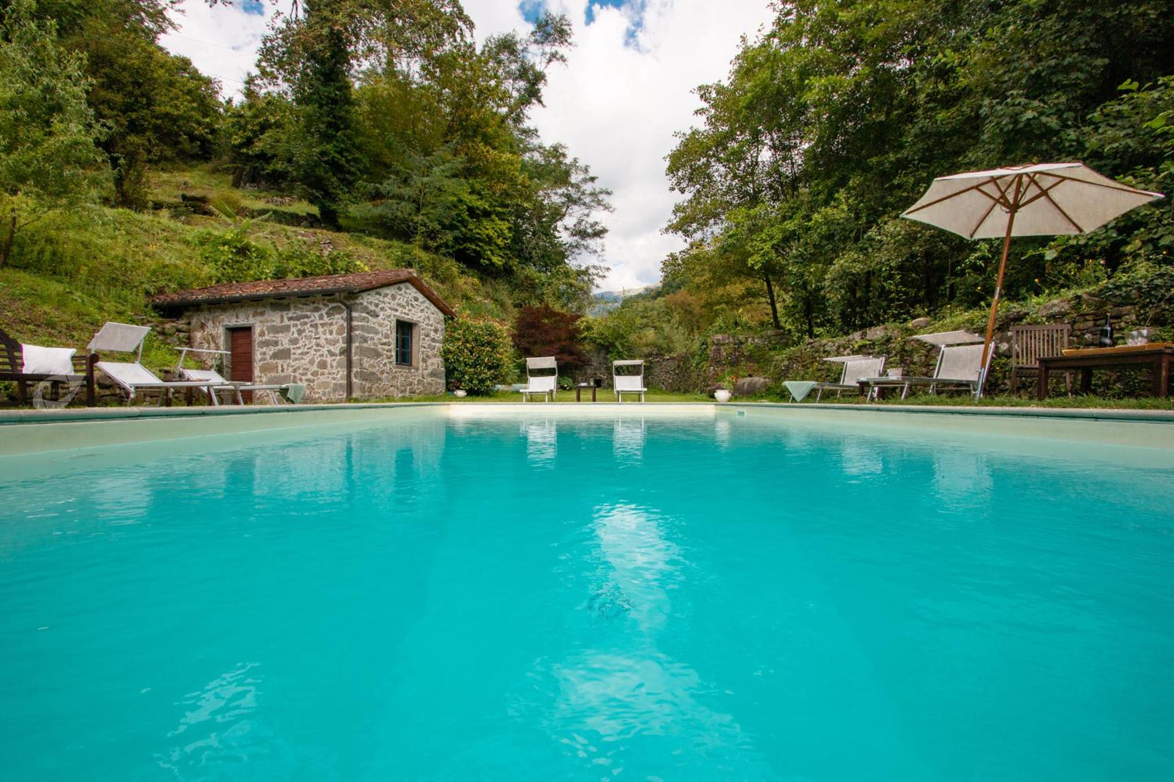 Holiday villa with pool, Mulino del Pita view 2
