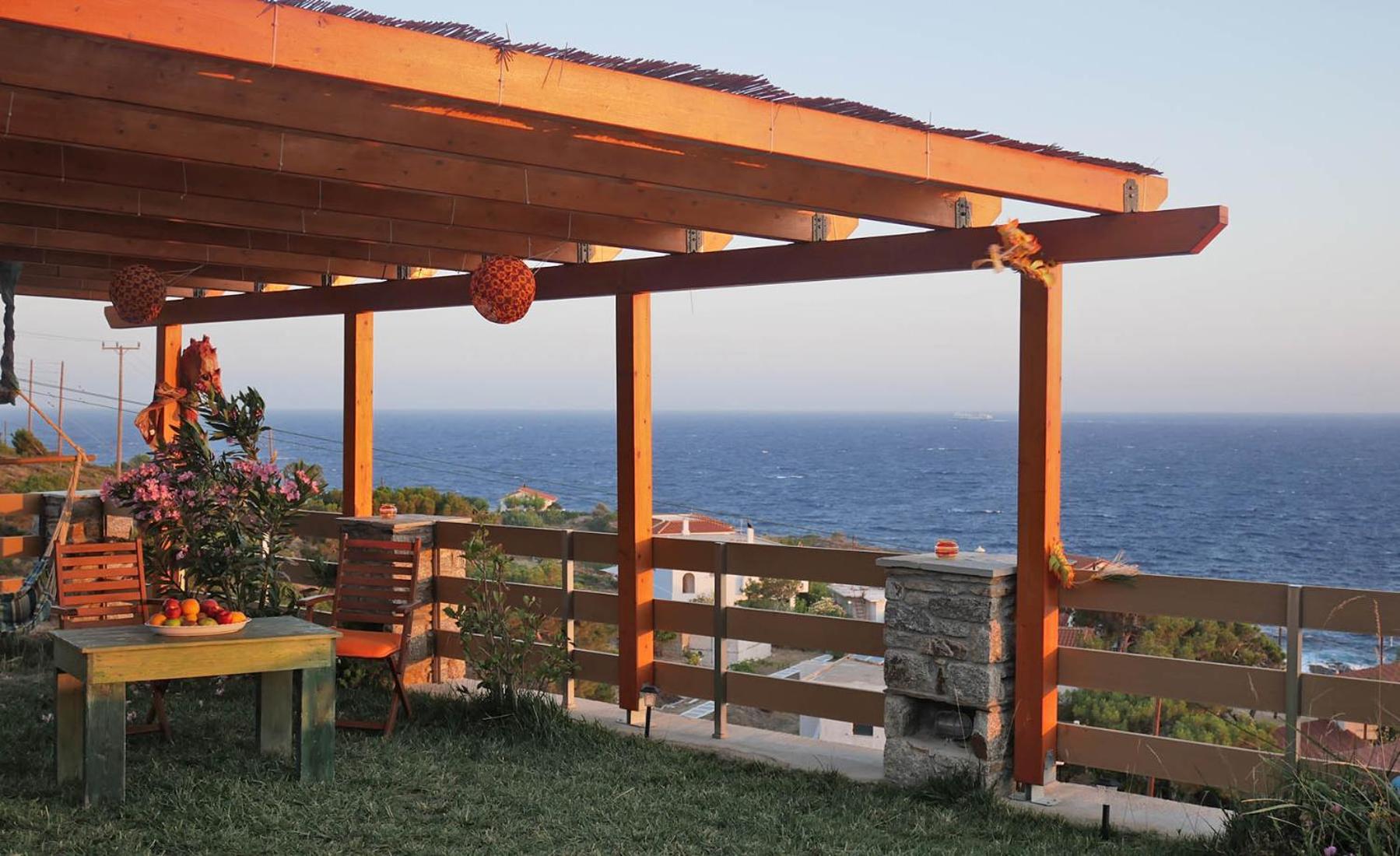 outdoor BBQ area
