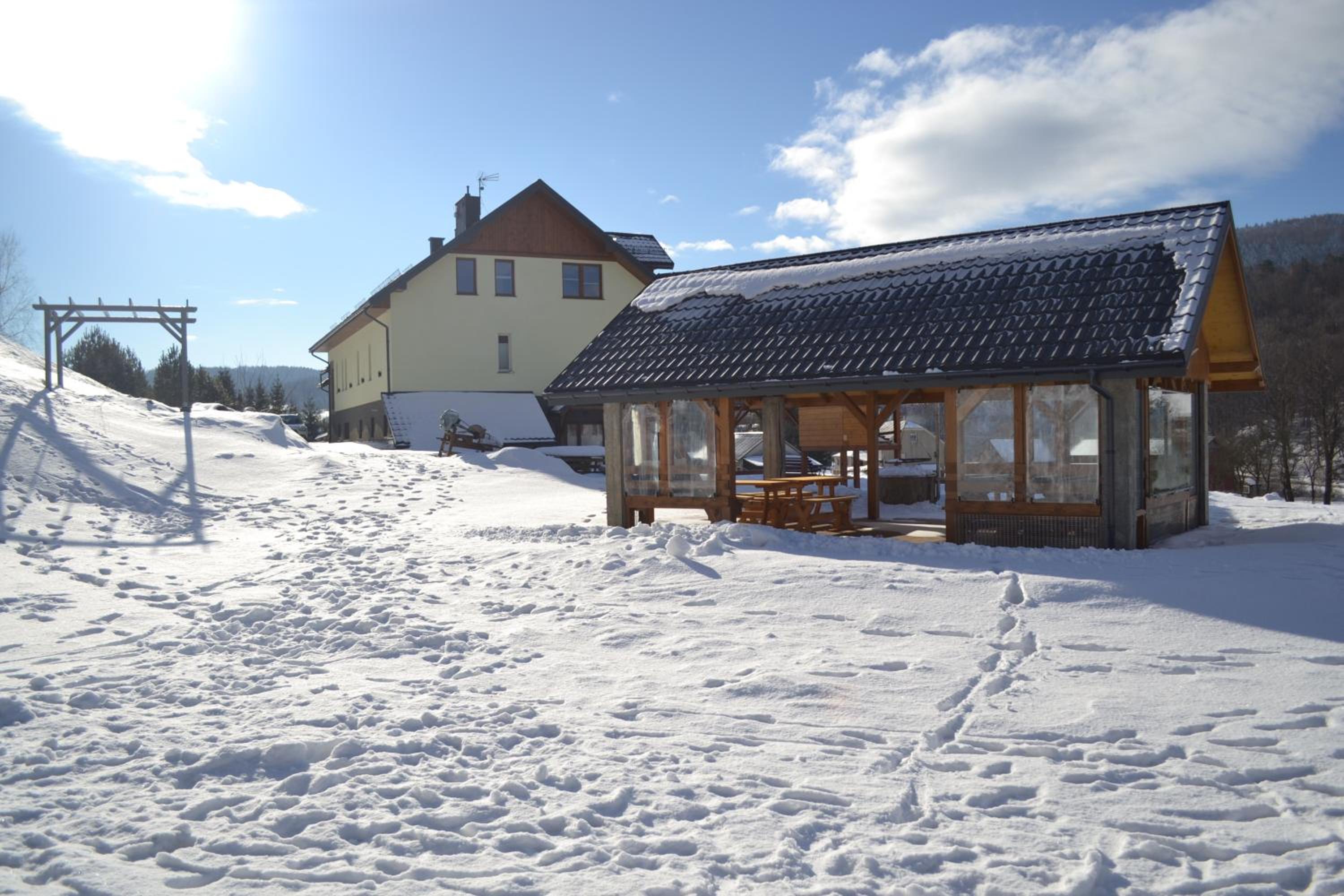 outdoor BBQ area