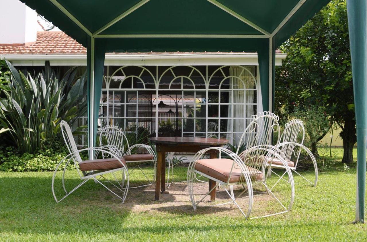 outdoor BBQ area