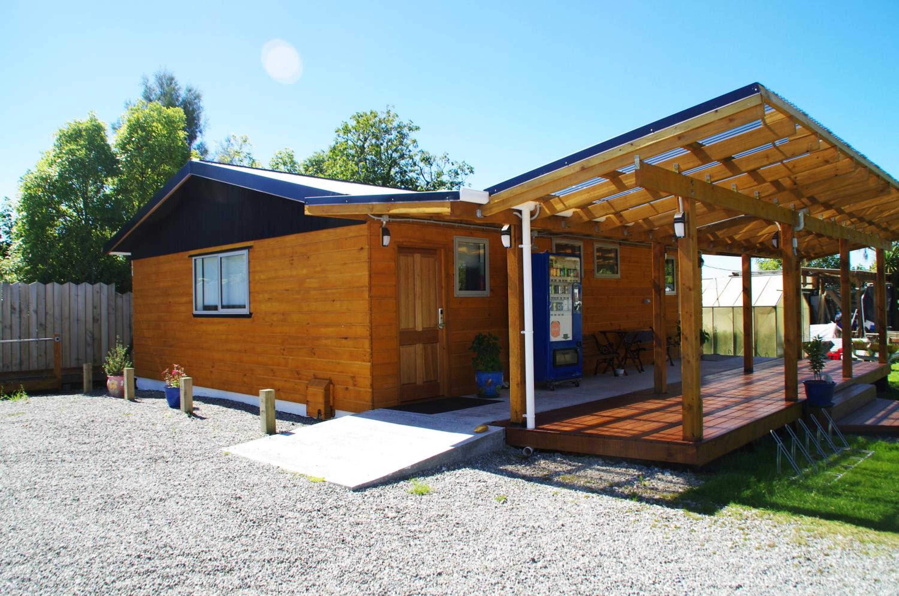 outdoor BBQ area