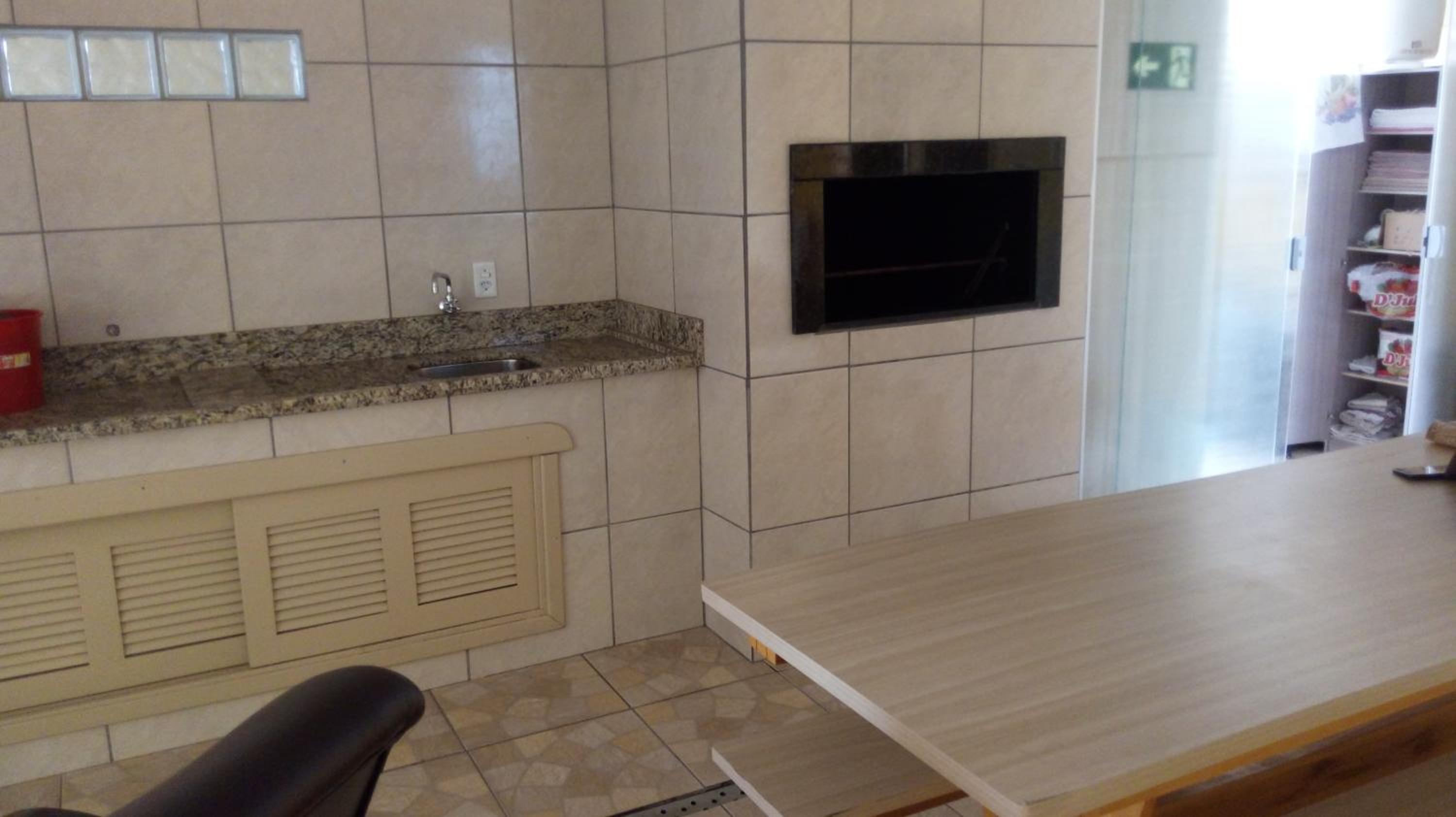 outdoor BBQ area