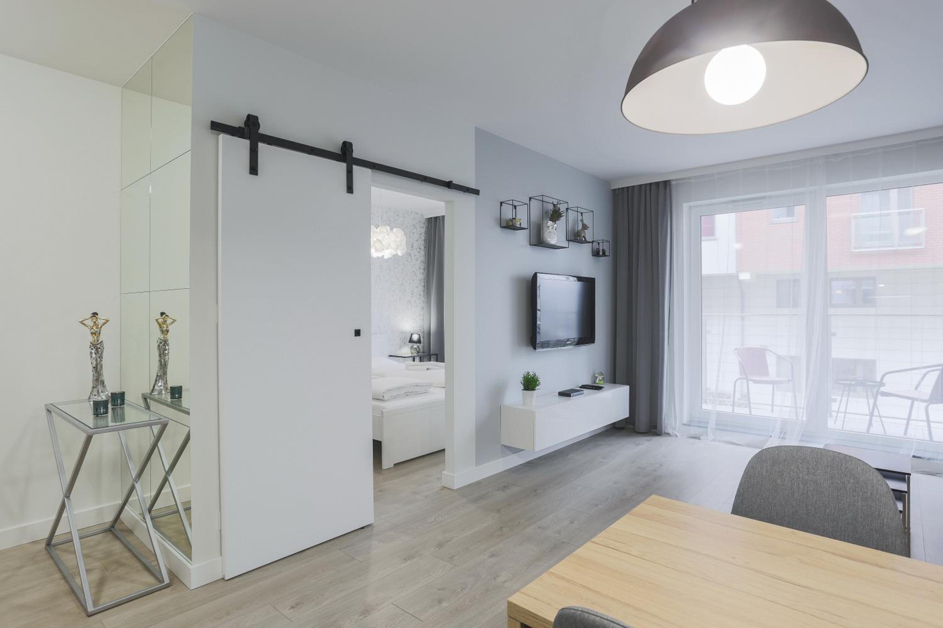 Apartament Gdańsk blisko Starego Miasta z widokiem na Marine