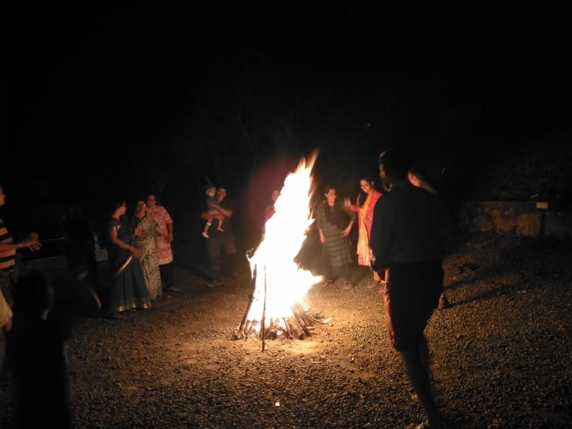 outdoor BBQ area