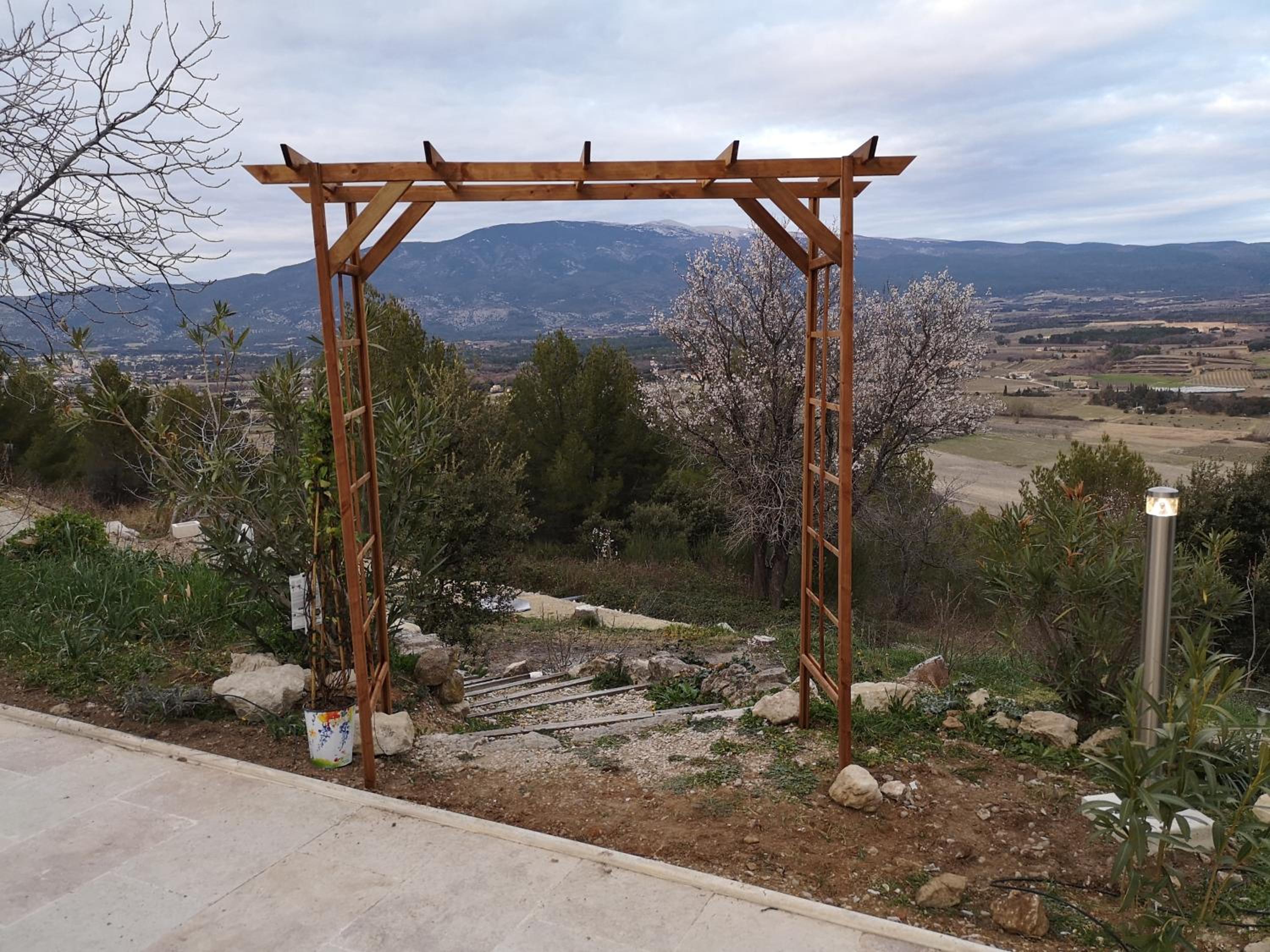 outdoor BBQ area
