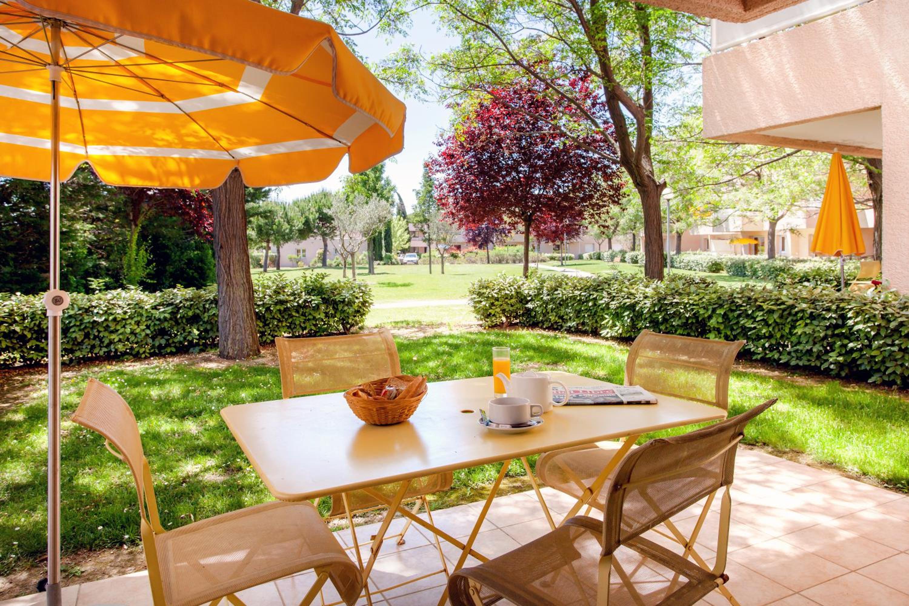 outdoor BBQ area