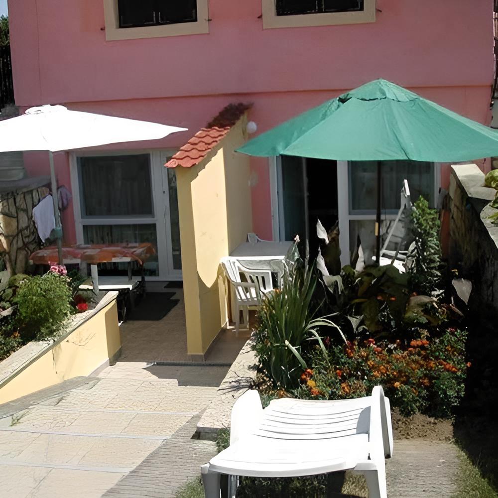 outdoor BBQ area