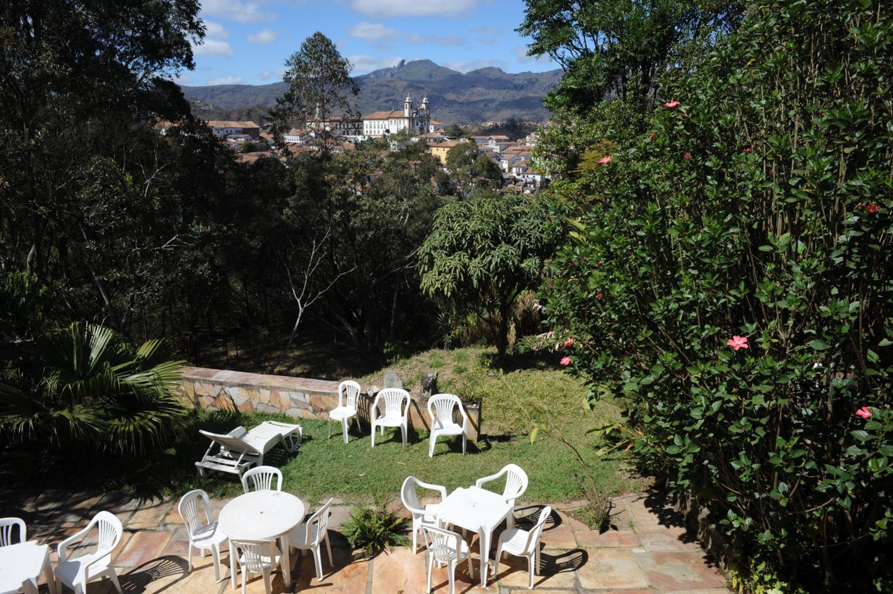 outdoor BBQ area