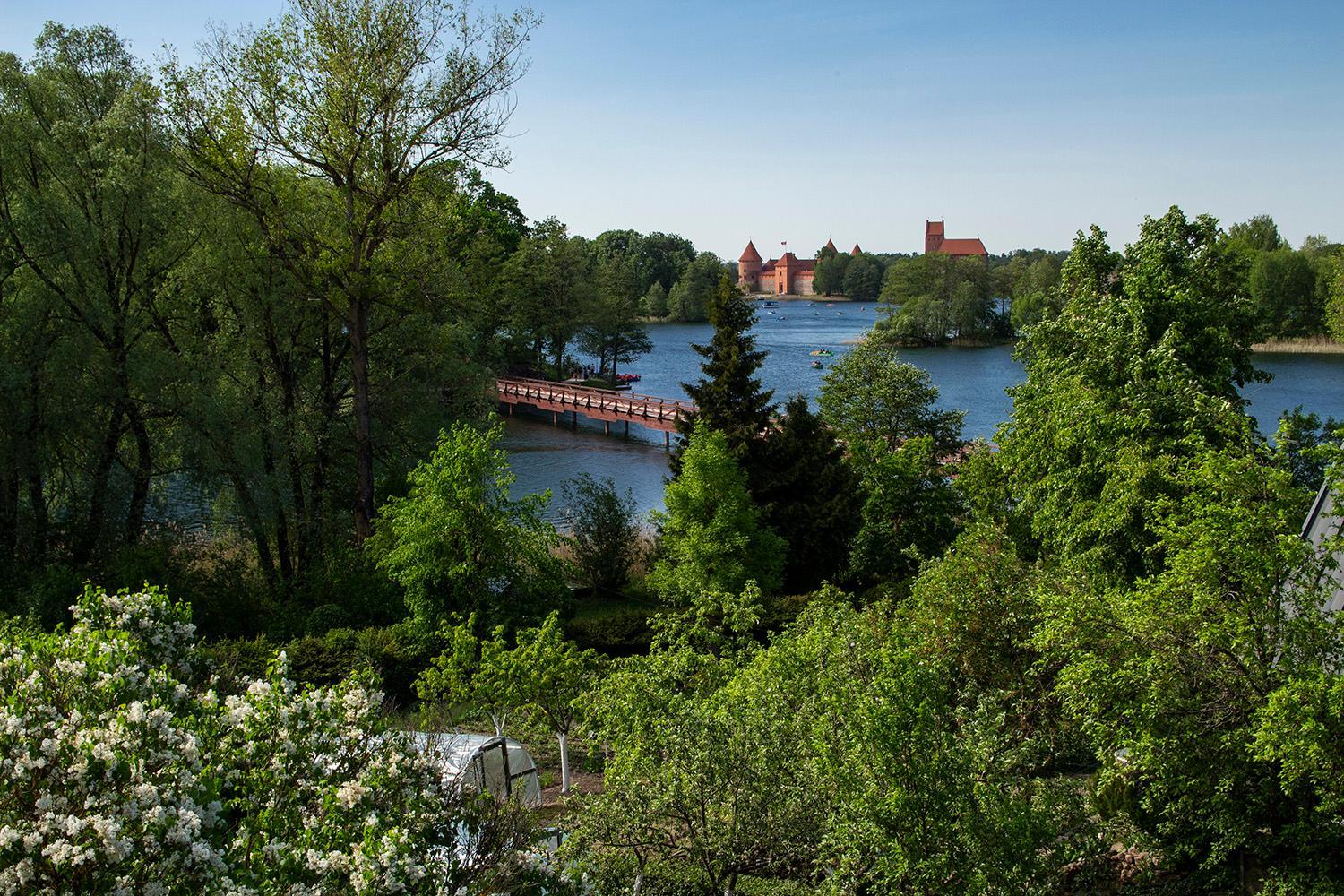 At the Trakai Castle view 2