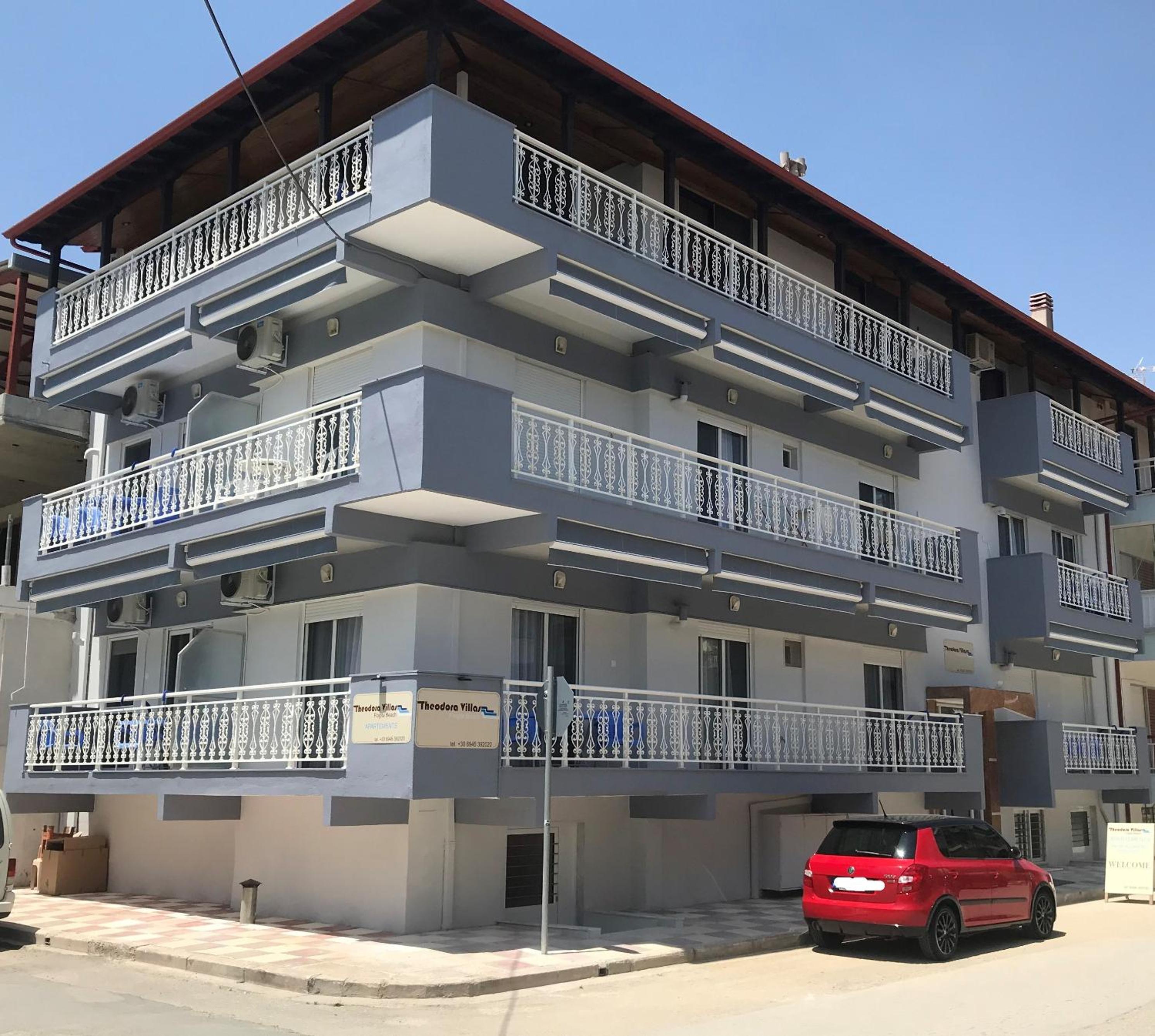 Theodora Villas Flogita Beach view 2