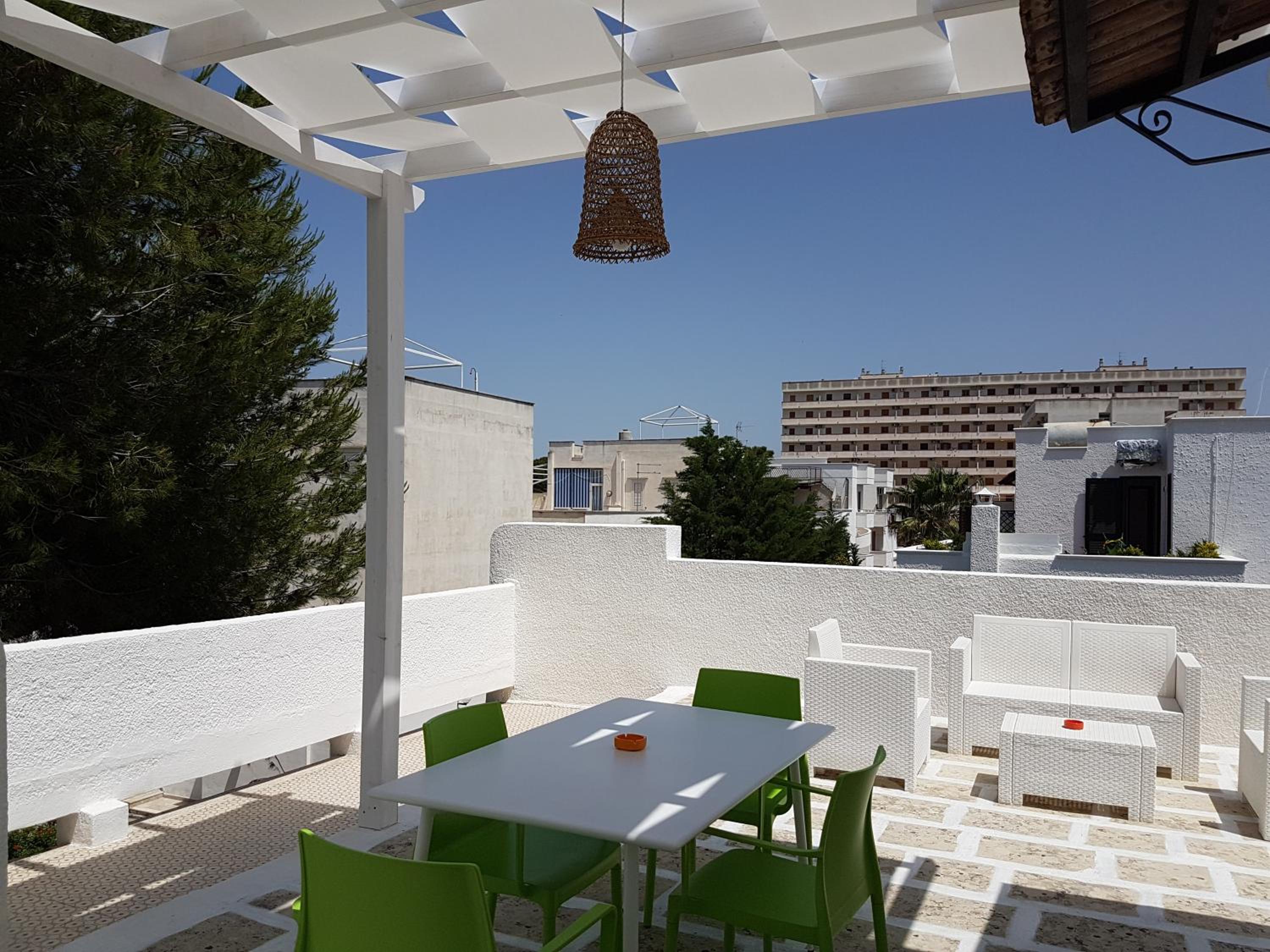 outdoor BBQ area