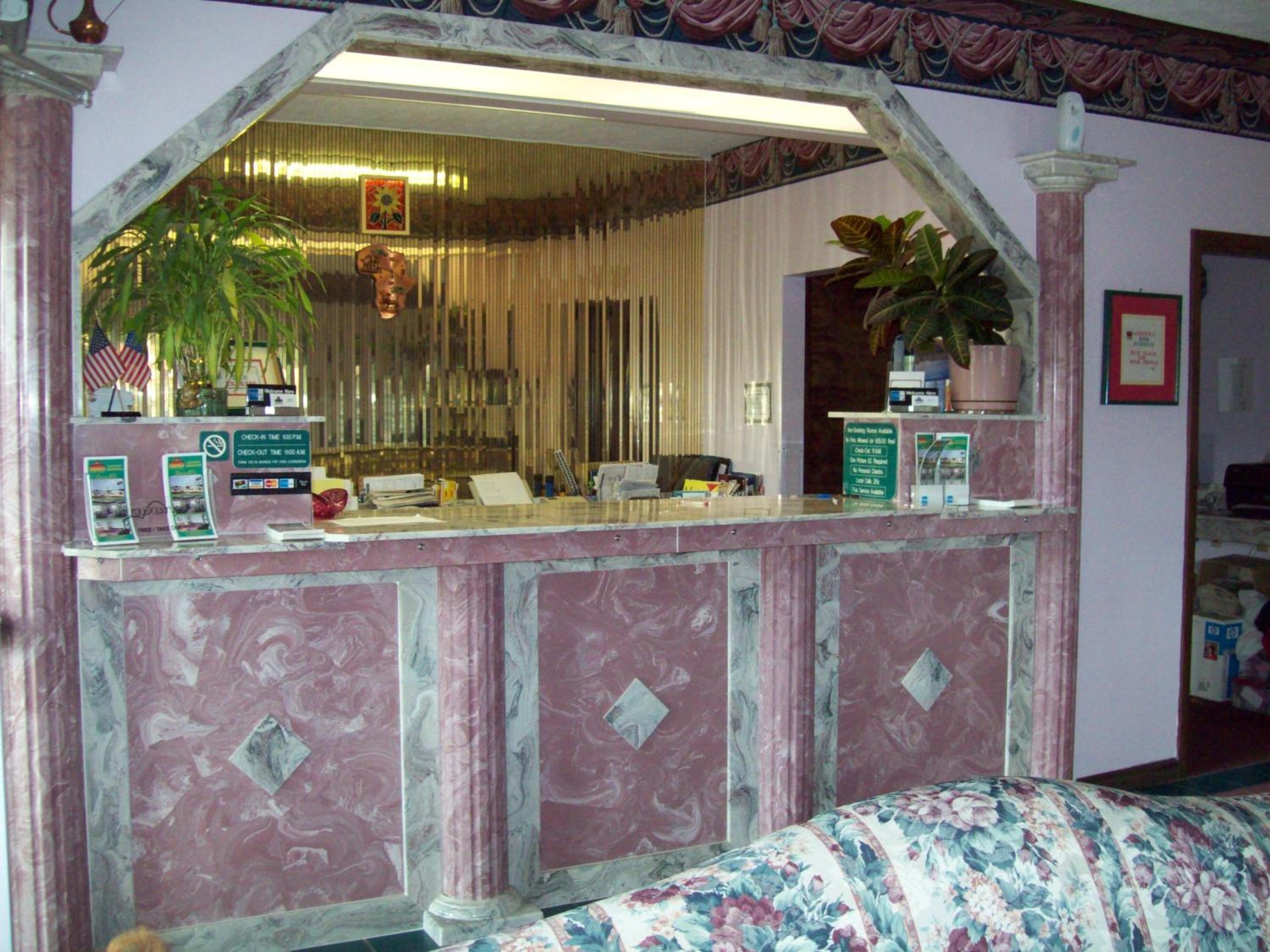 hotel reception