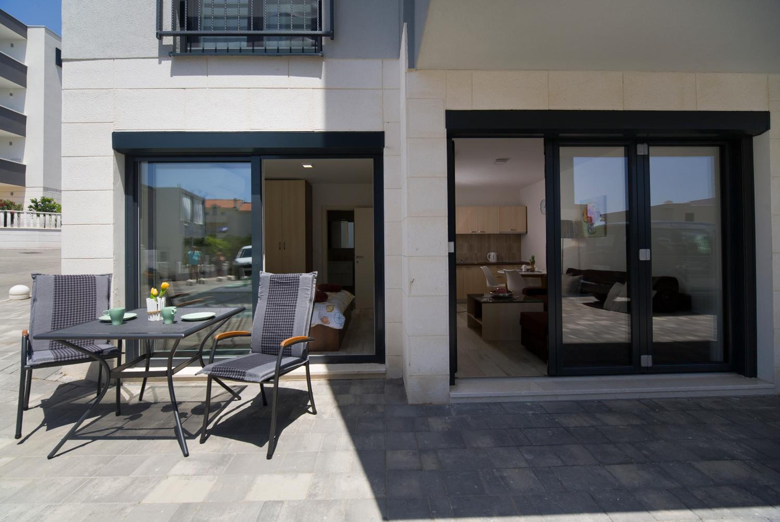 outdoor BBQ area