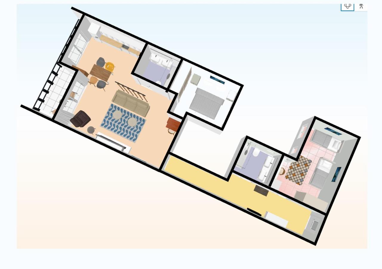 New central 2BR apartment 100m-to-beach free parking photo 2