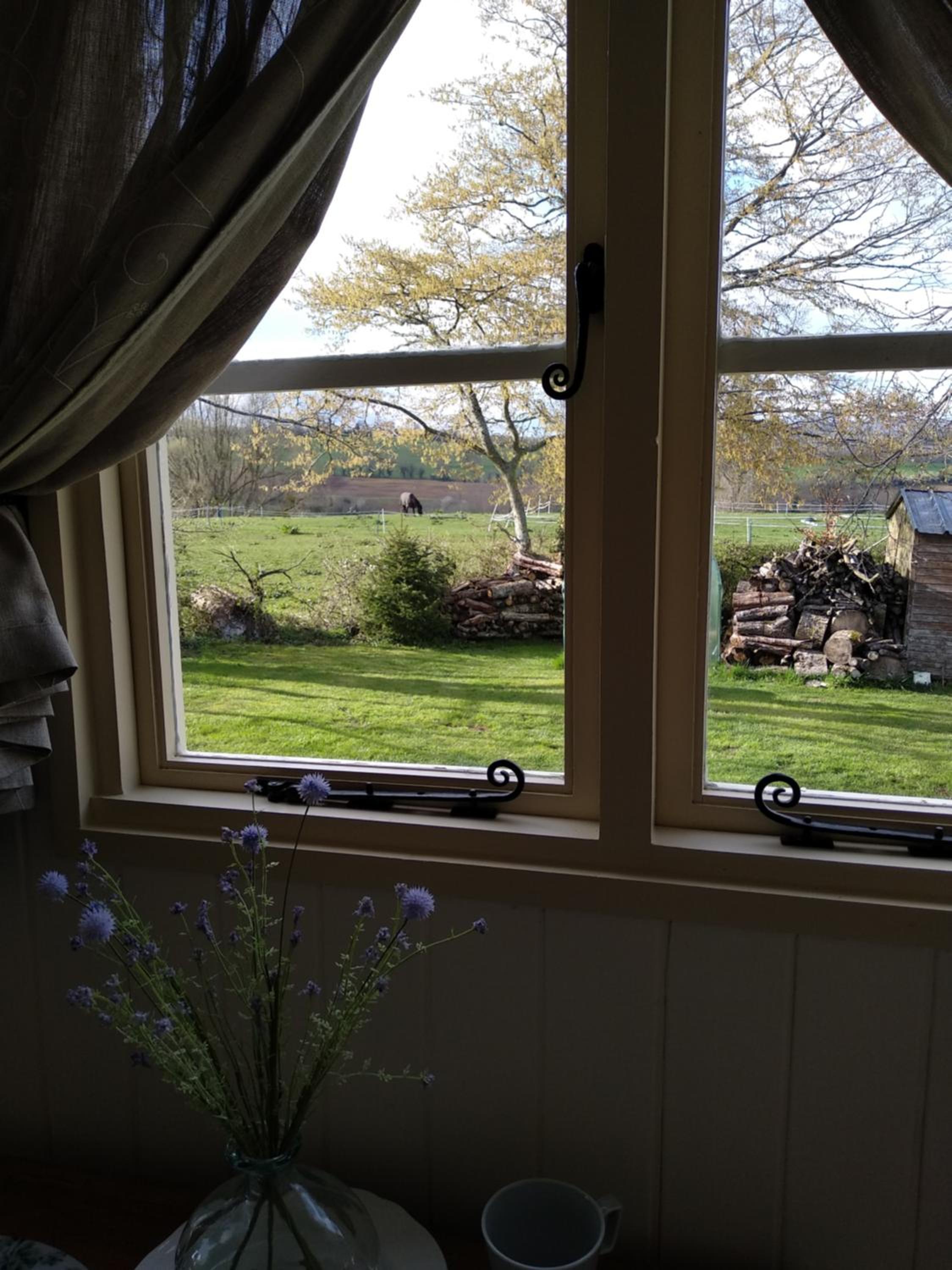 The English shepherds hut @ Les Aulnaies view 3